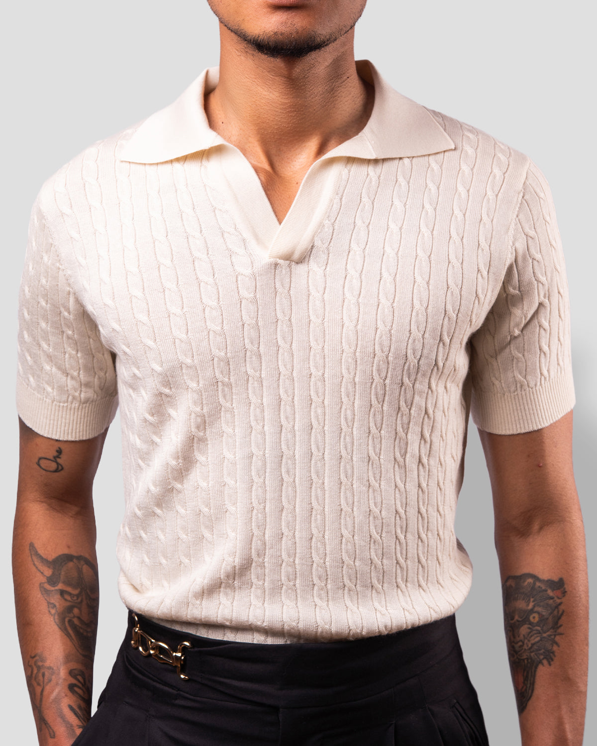 Polo Golf Trecce Panna