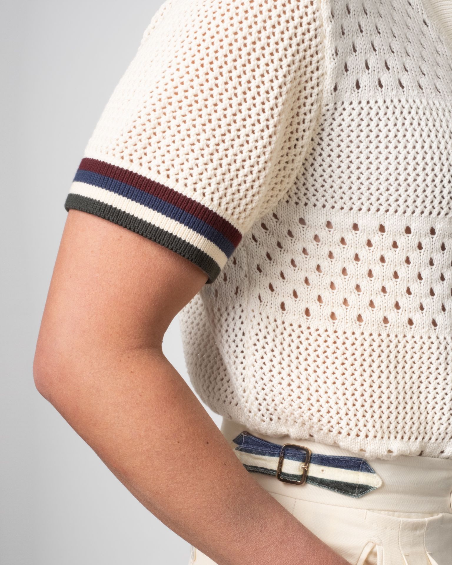 Camicia Board Crochet Panna Dalmut