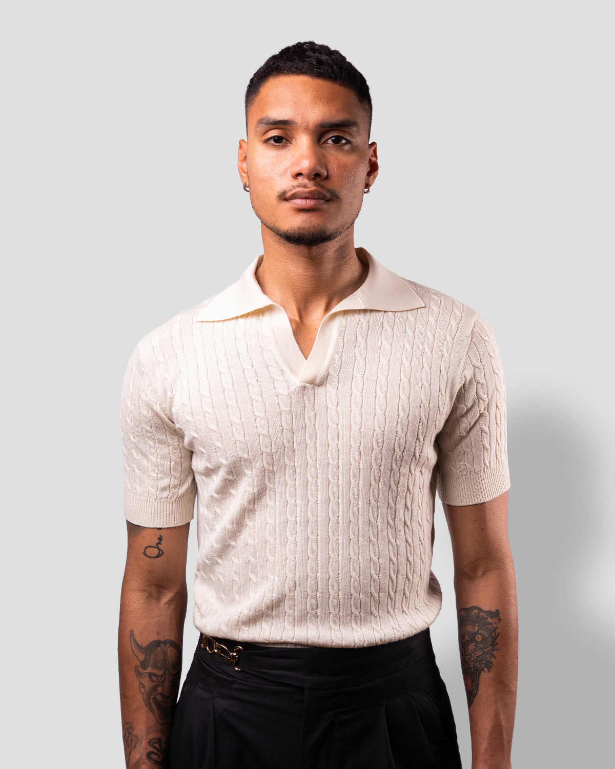 Polo Golf Trecce Panna