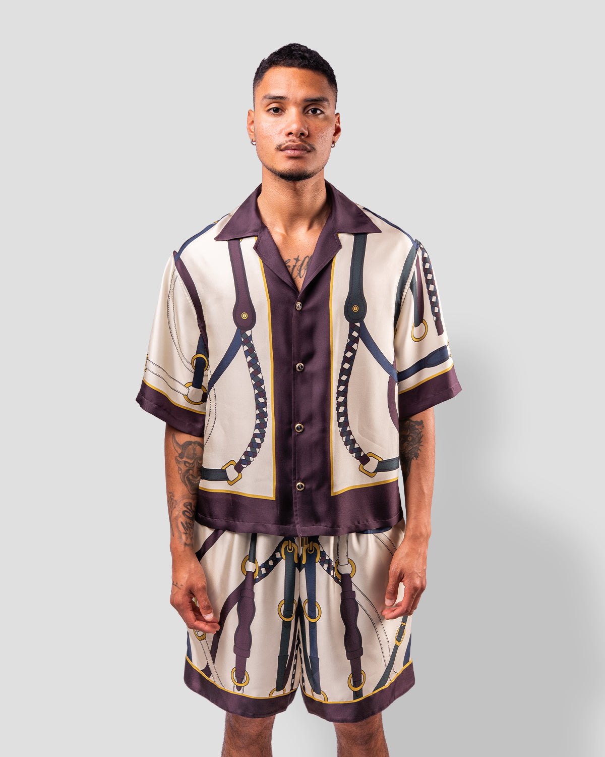 Camicia Bowling Equestrian Cream House