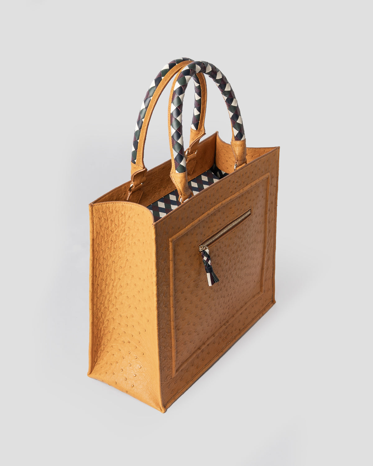 Prima Bag Struzzo Ocra