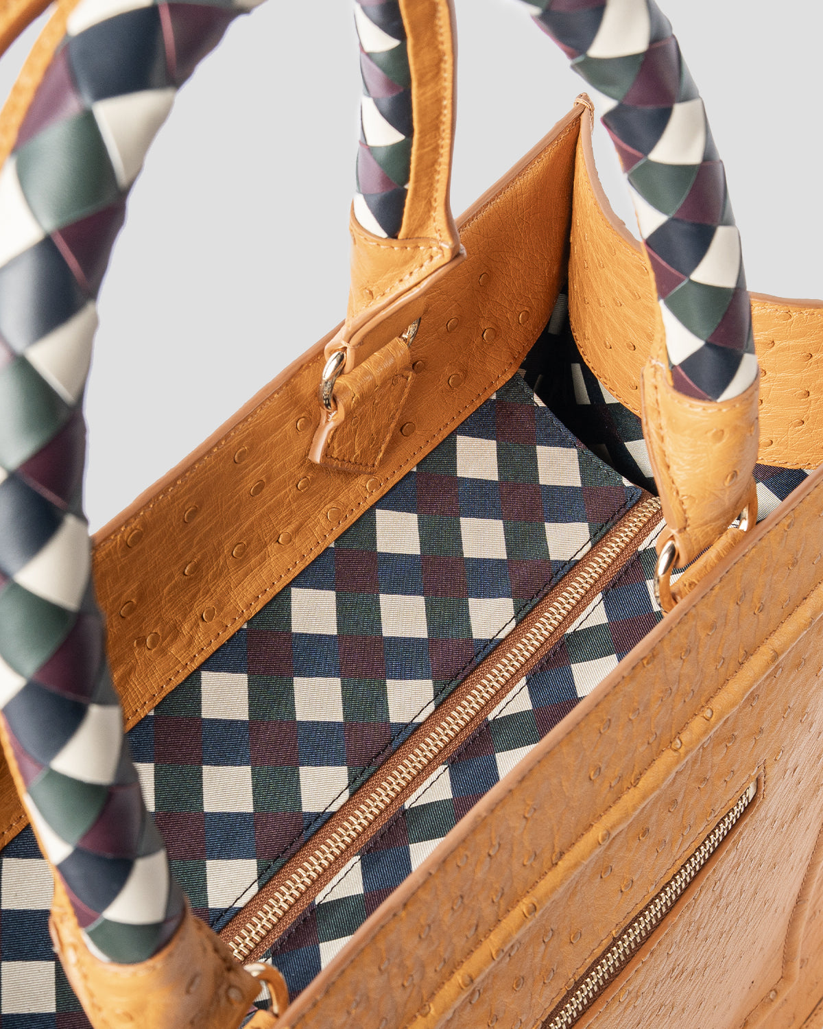 Prima Bag Struzzo Ocra