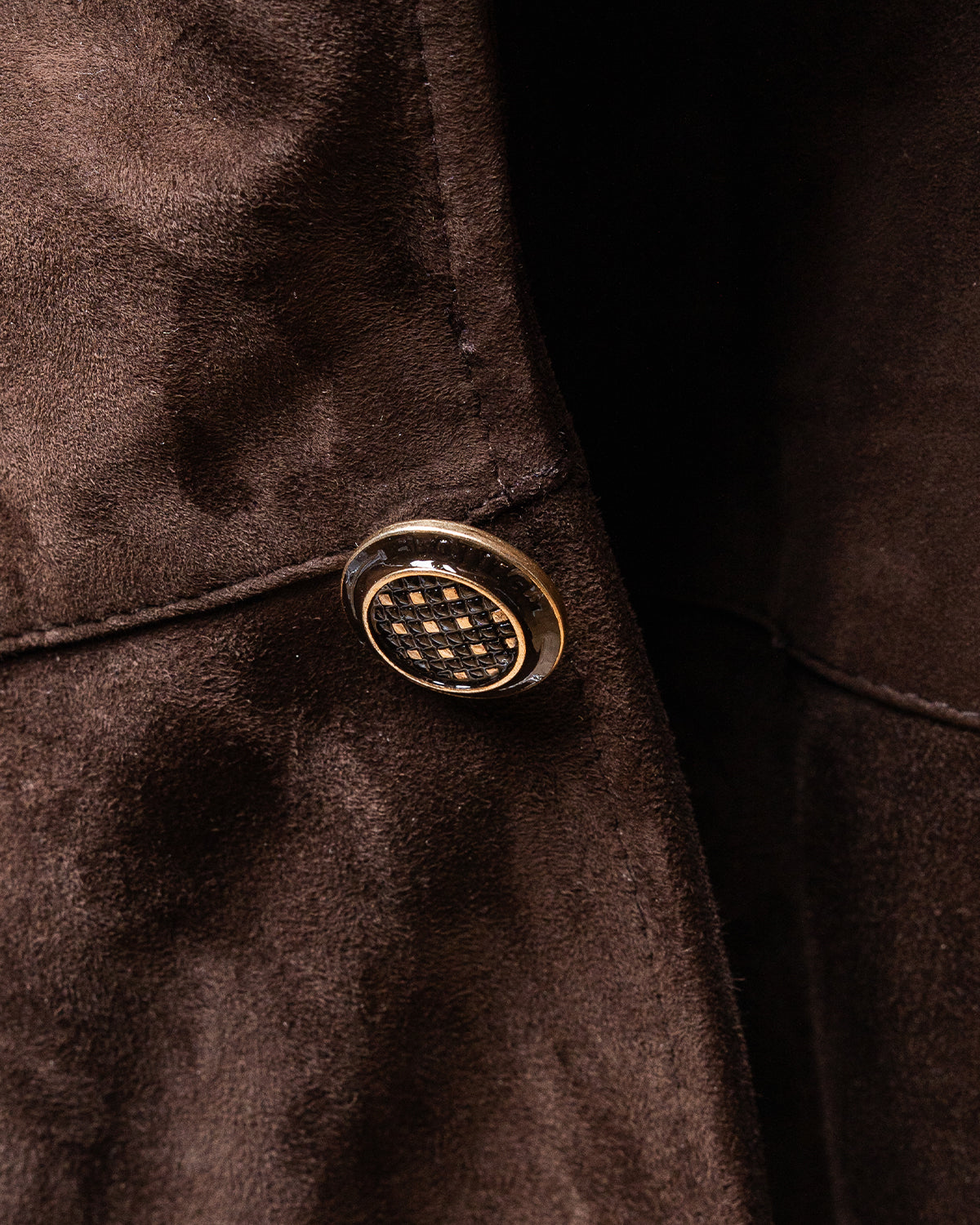 Blazer Sciallato in Suede Moro