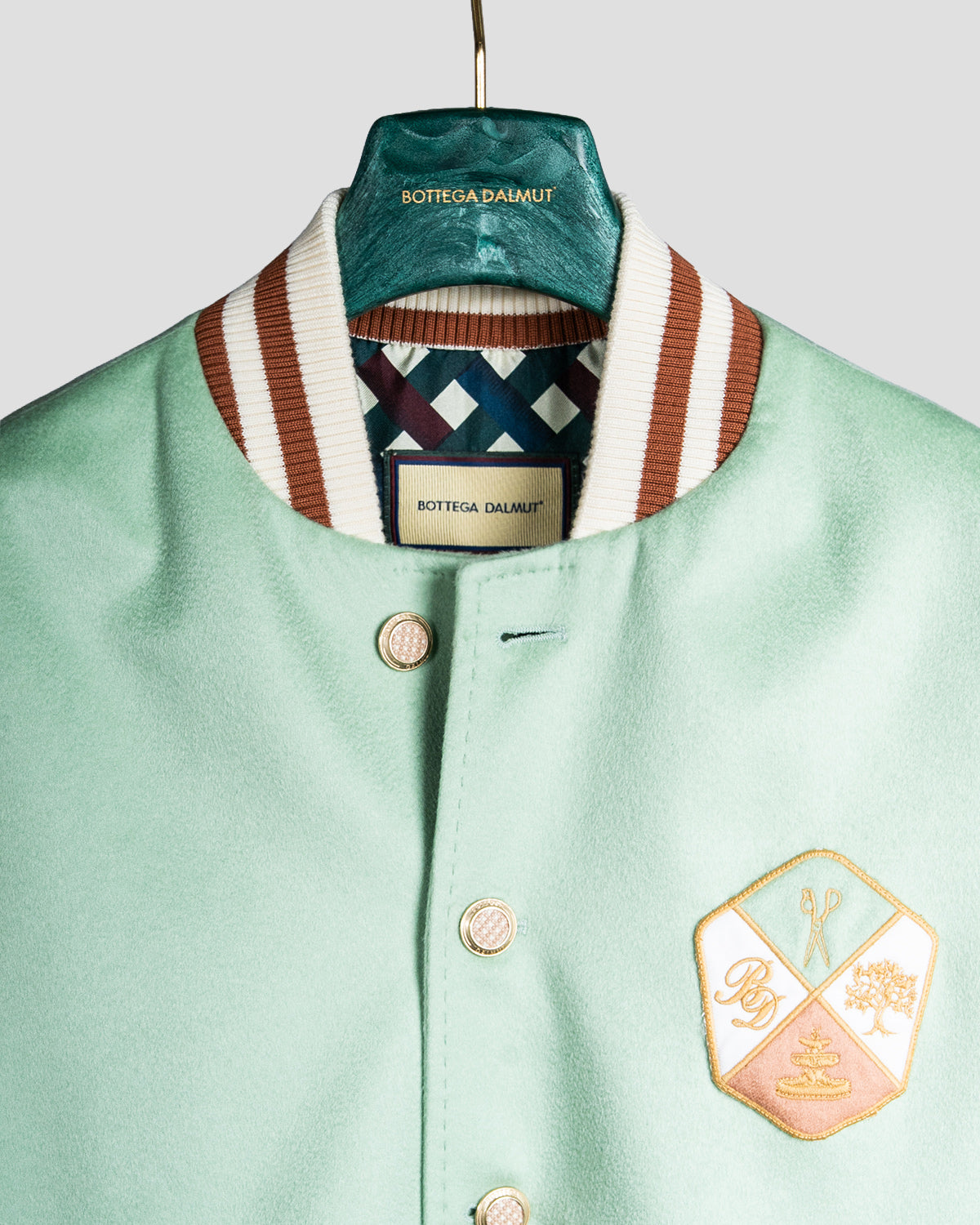 Varsity College Cashmere verde