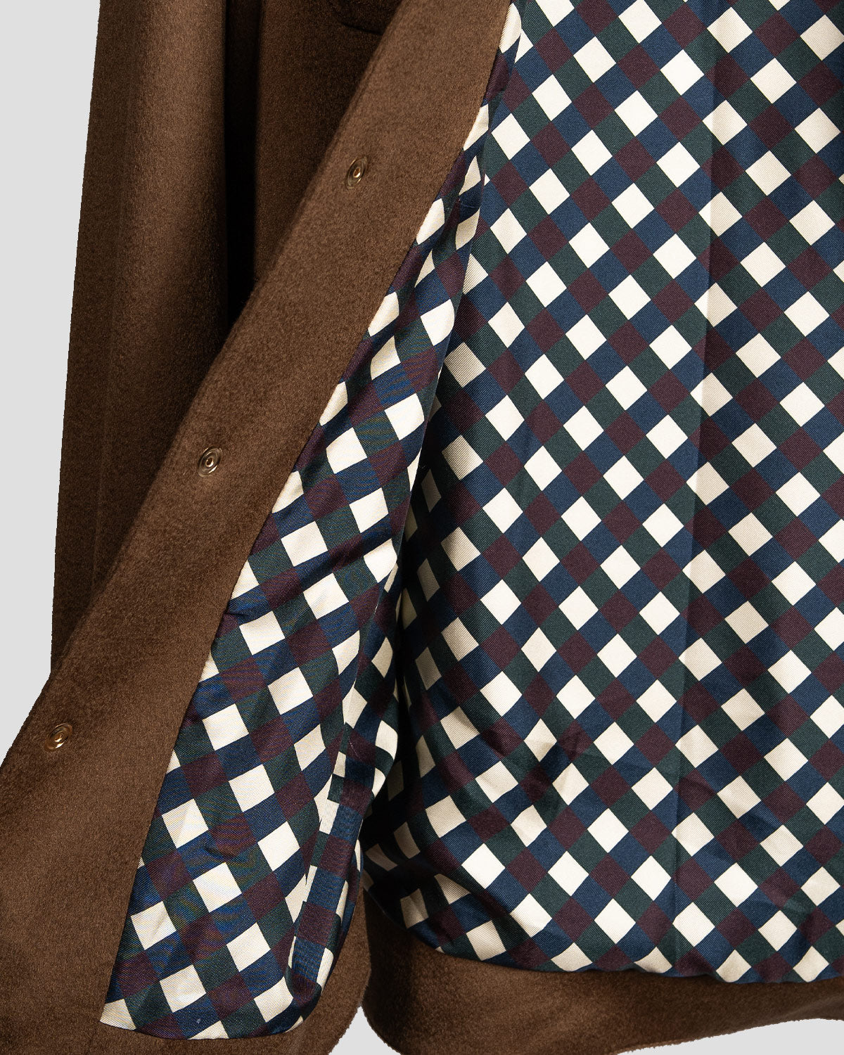 Overshirt Cashmere Marrone