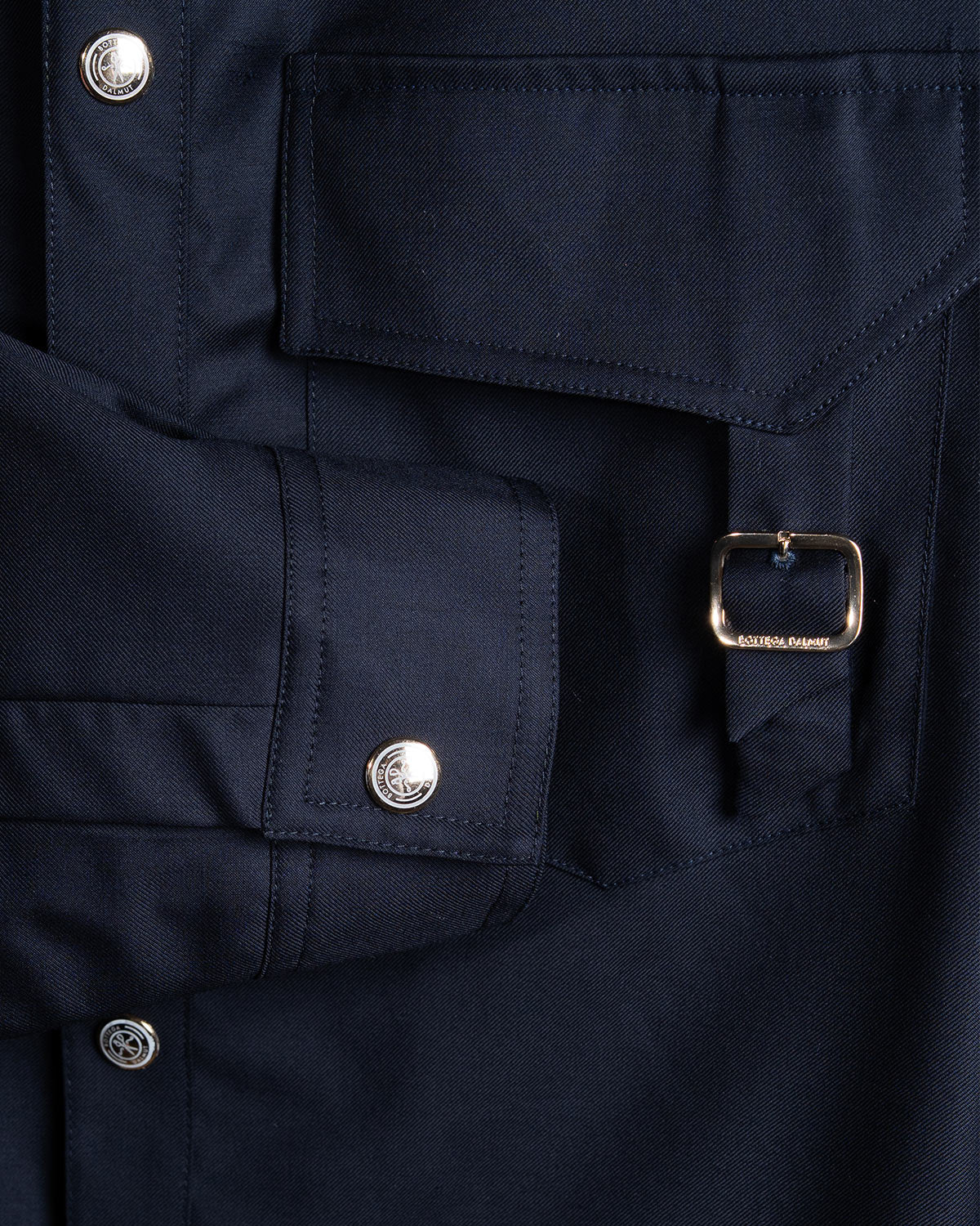 Overshirt Safari Gabardina Blu