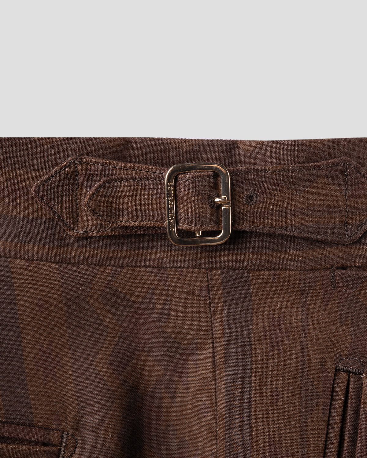 Pantalone Transition Belted O Marrone