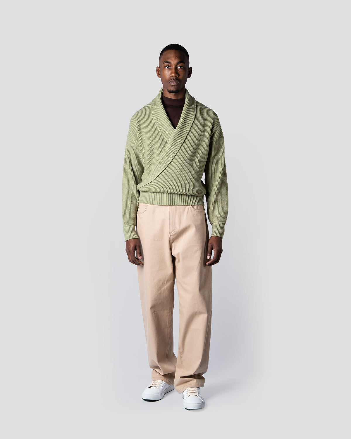 Maglione Kimono Pistacchio