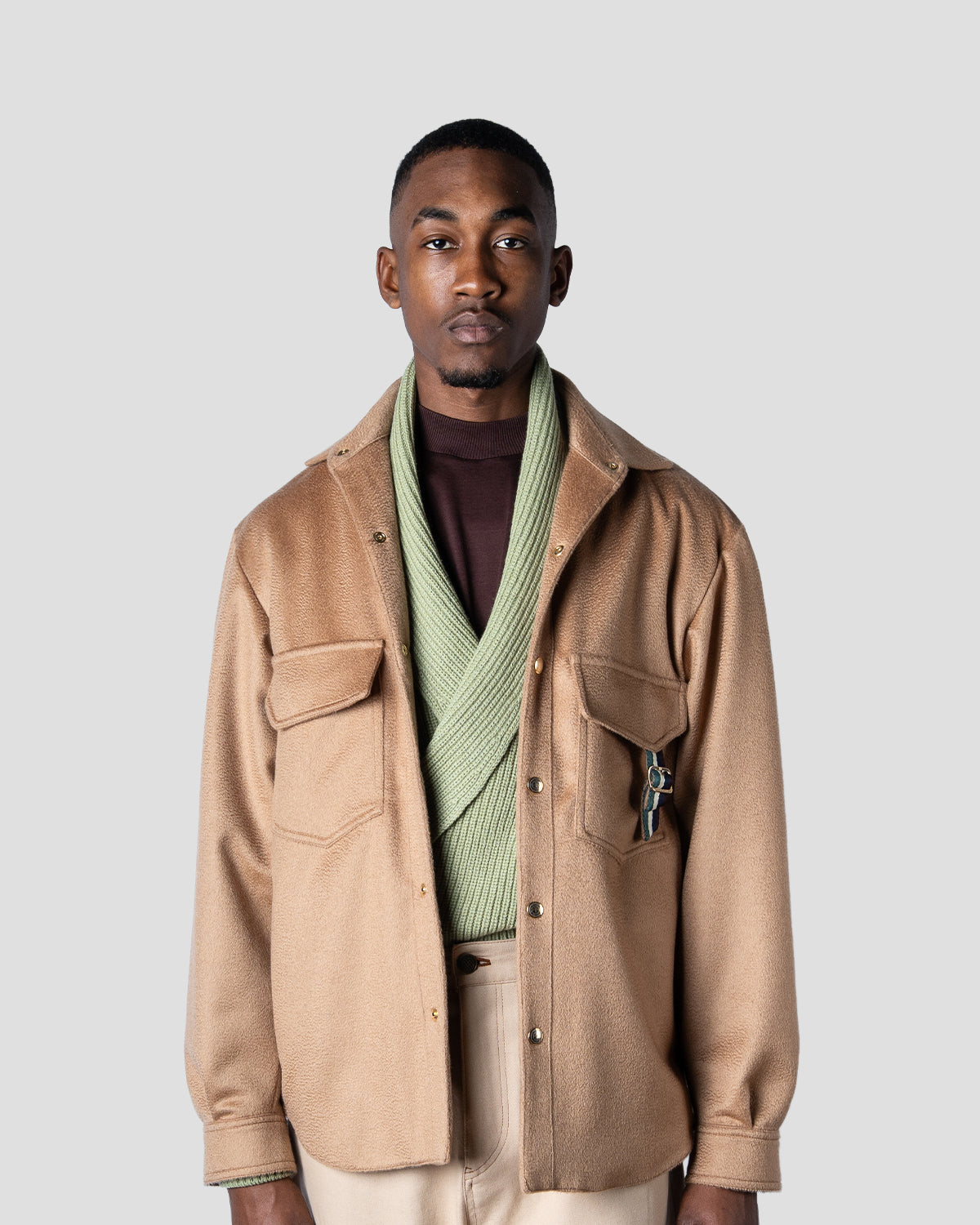 Overshirt Safari Cashmere Cammello