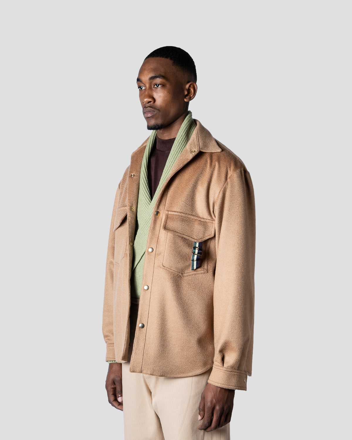 Overshirt Safari Cashmere Cammello