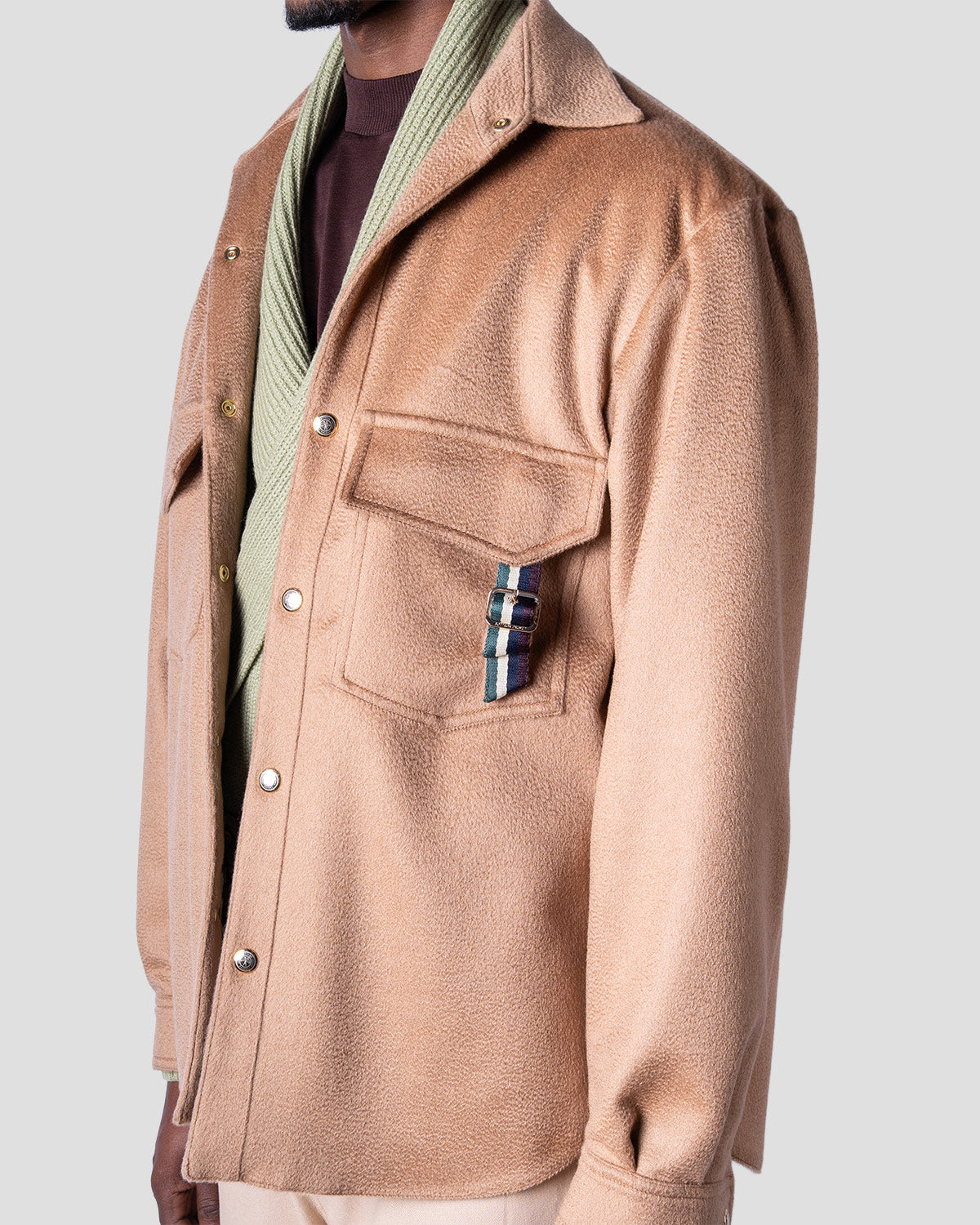 Overshirt Safari Cashmere Cammello