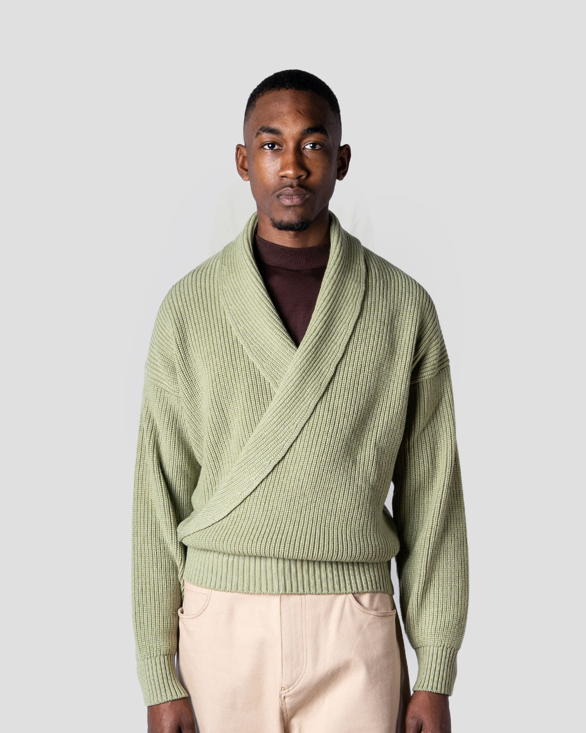 Maglione Kimono Pistacchio