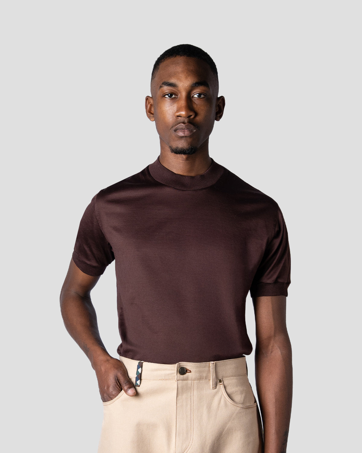 Primo Filo T-Shirt Marrone