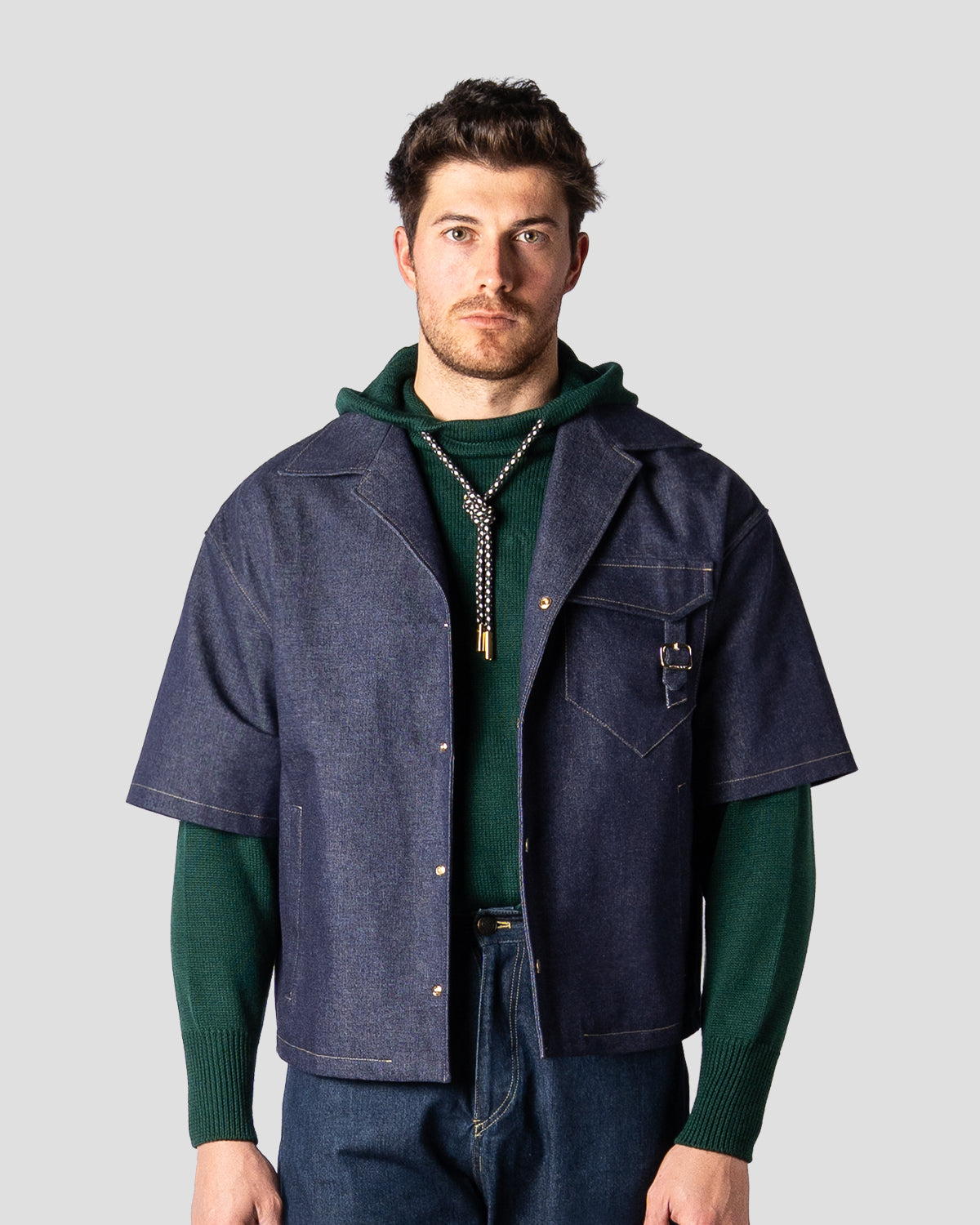 Camicia Board Denim Blu