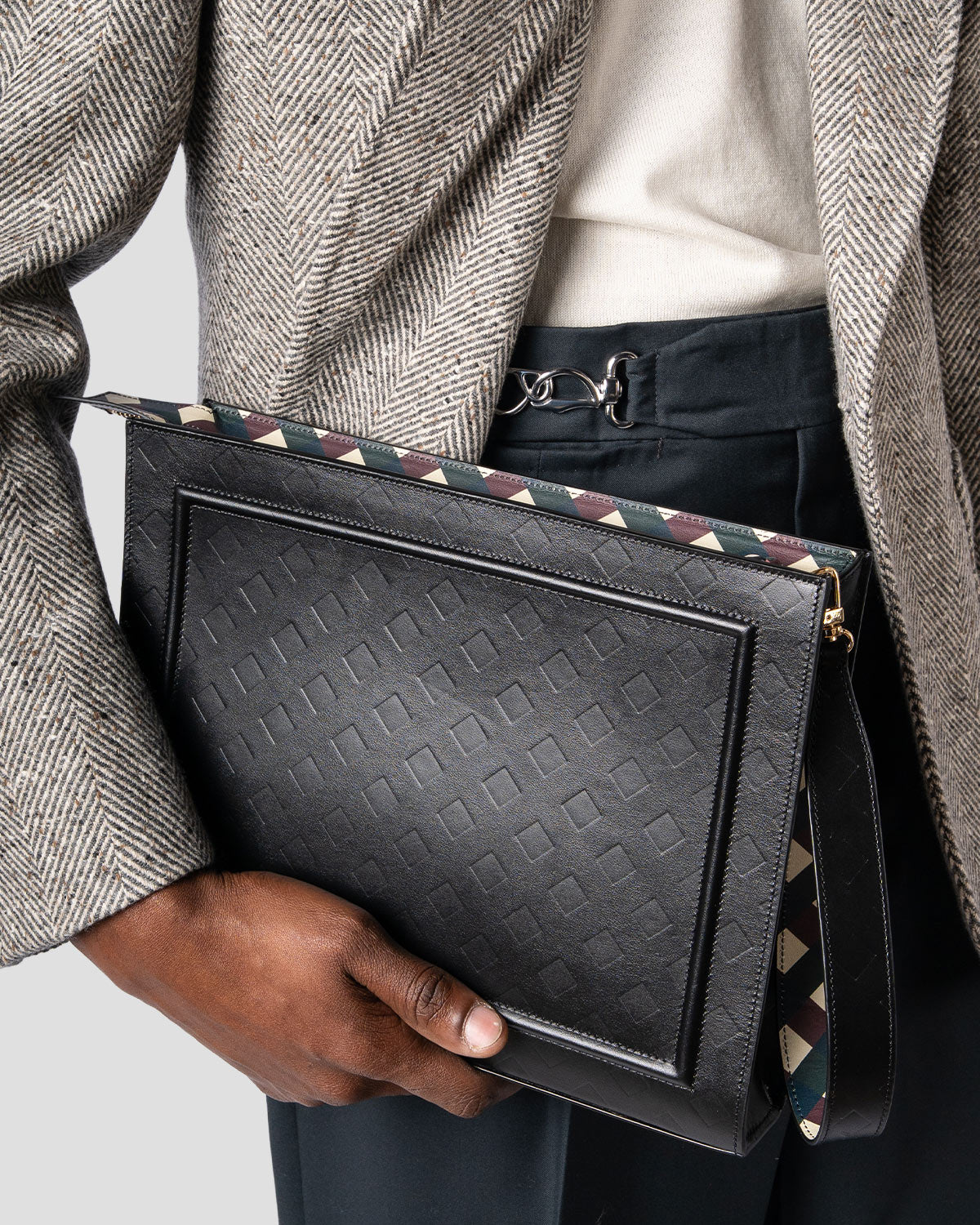 Travel pochette Nero Bossato