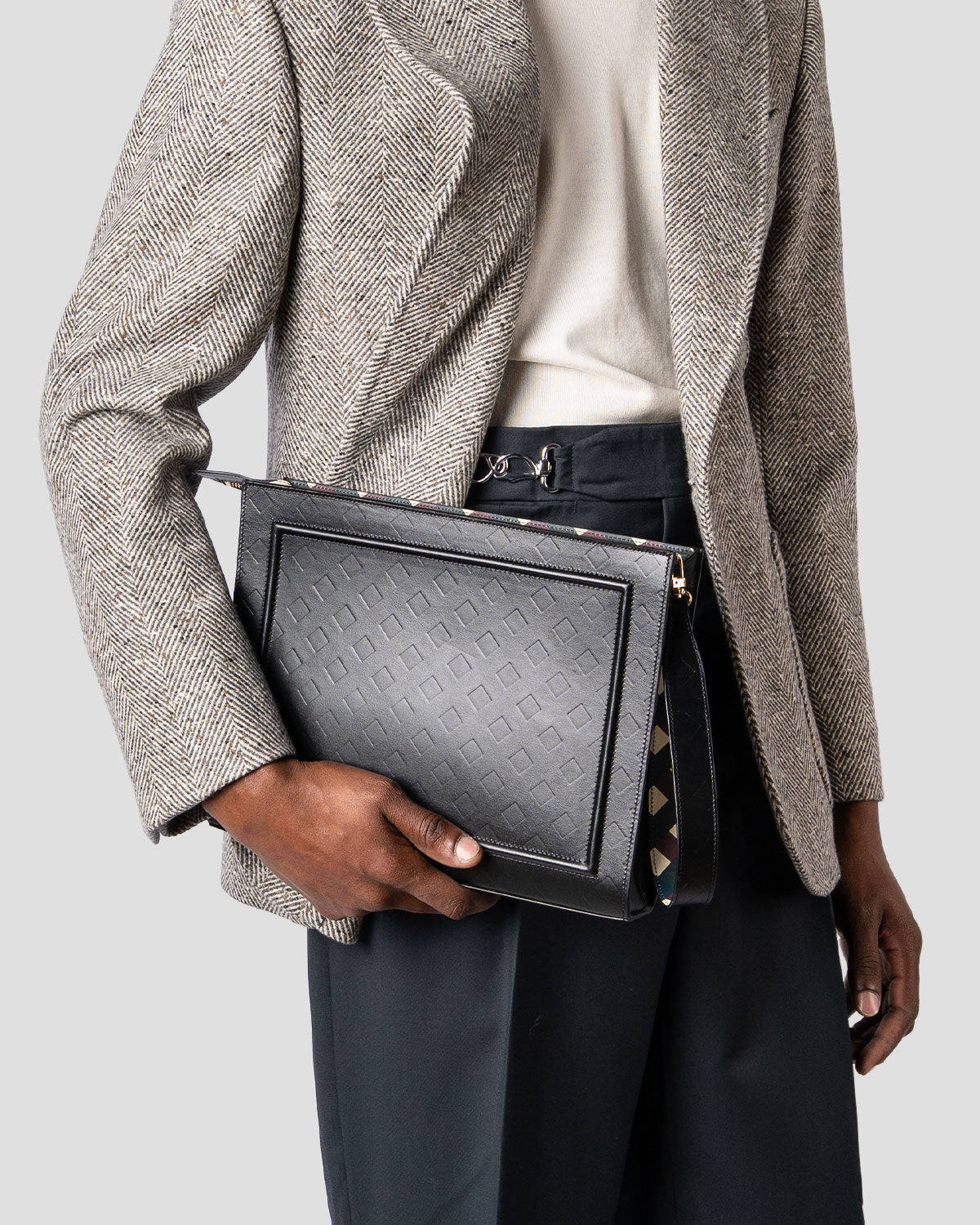 Travel pochette Nero Bossato