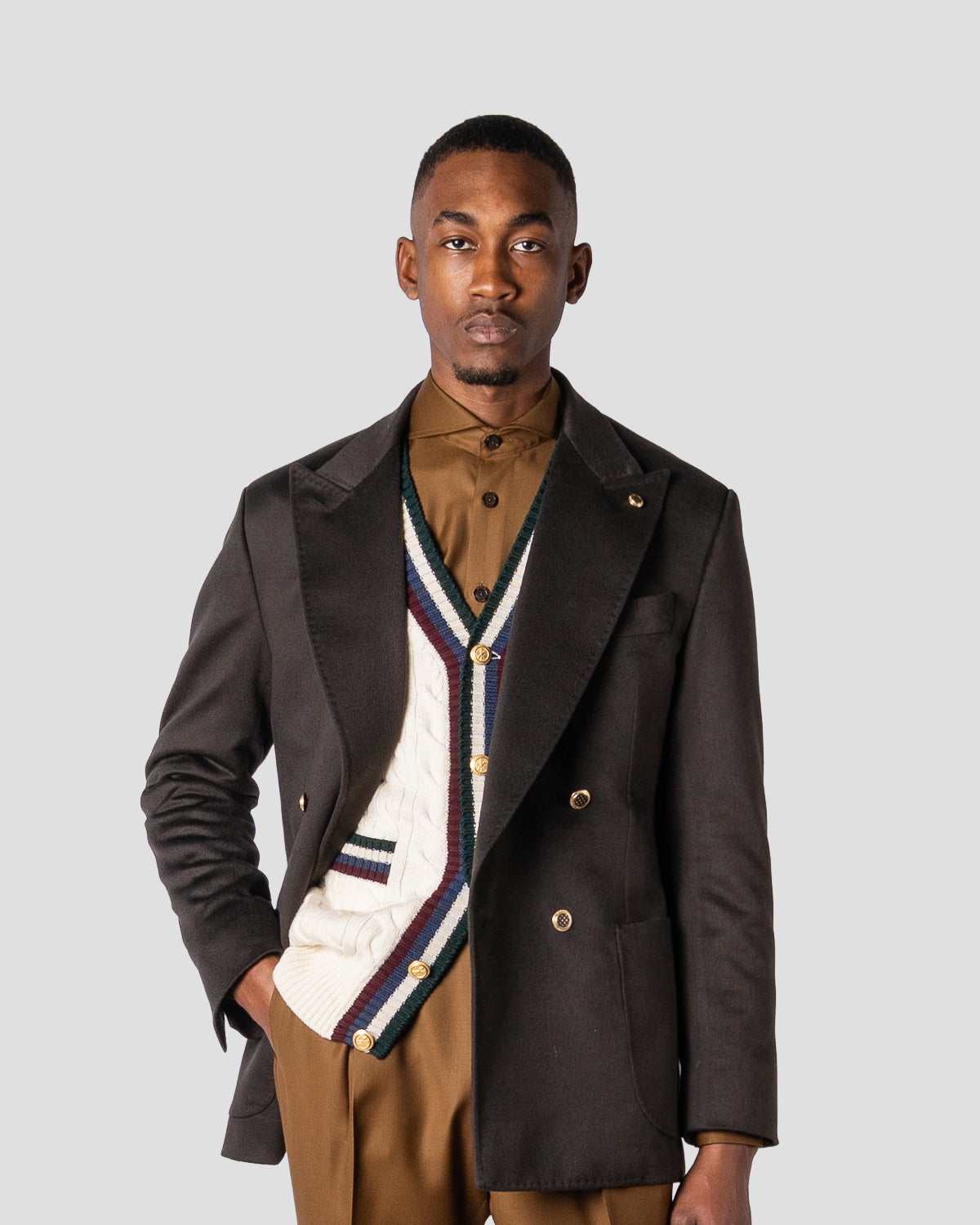 BD Cardigan Lana Panna