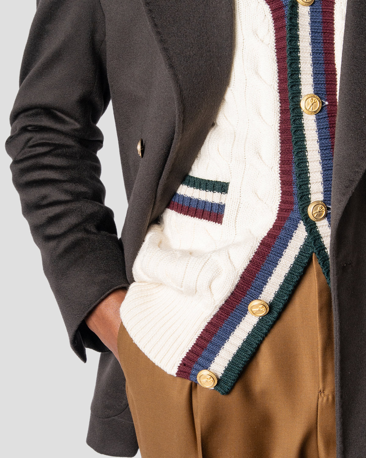 BD Cardigan Lana Panna