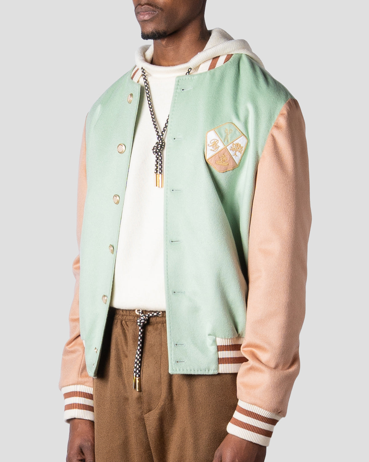 Varsity College Cashmere verde