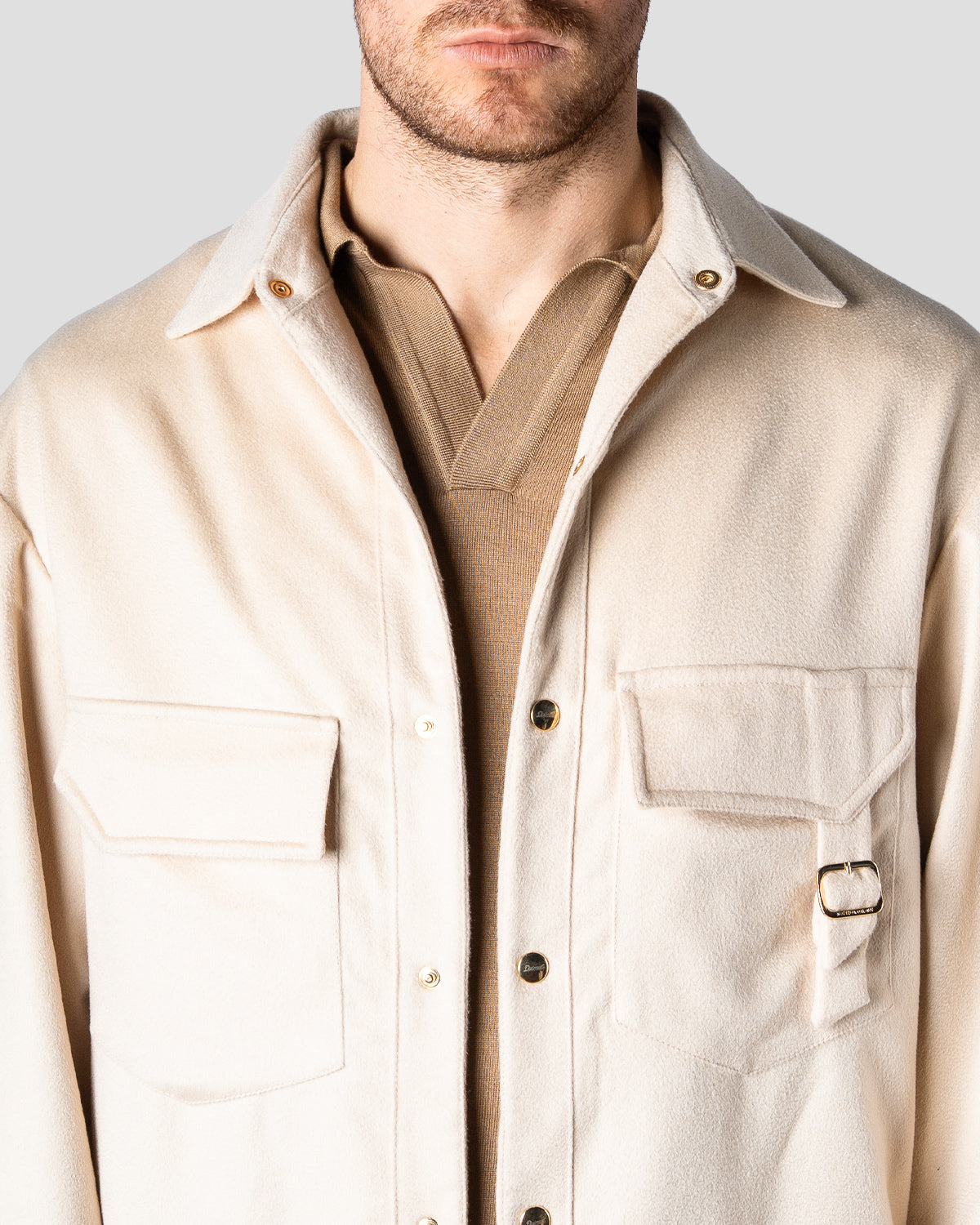 Overshirt Safari Cashmere Burro