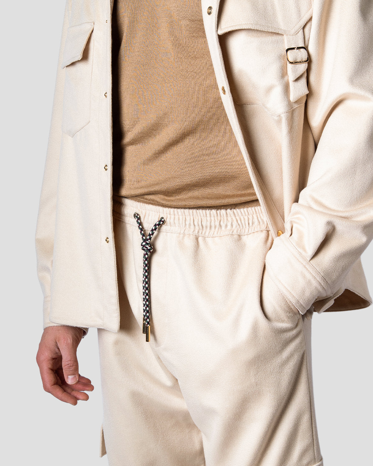 Overshirt Safari Cashmere Burro