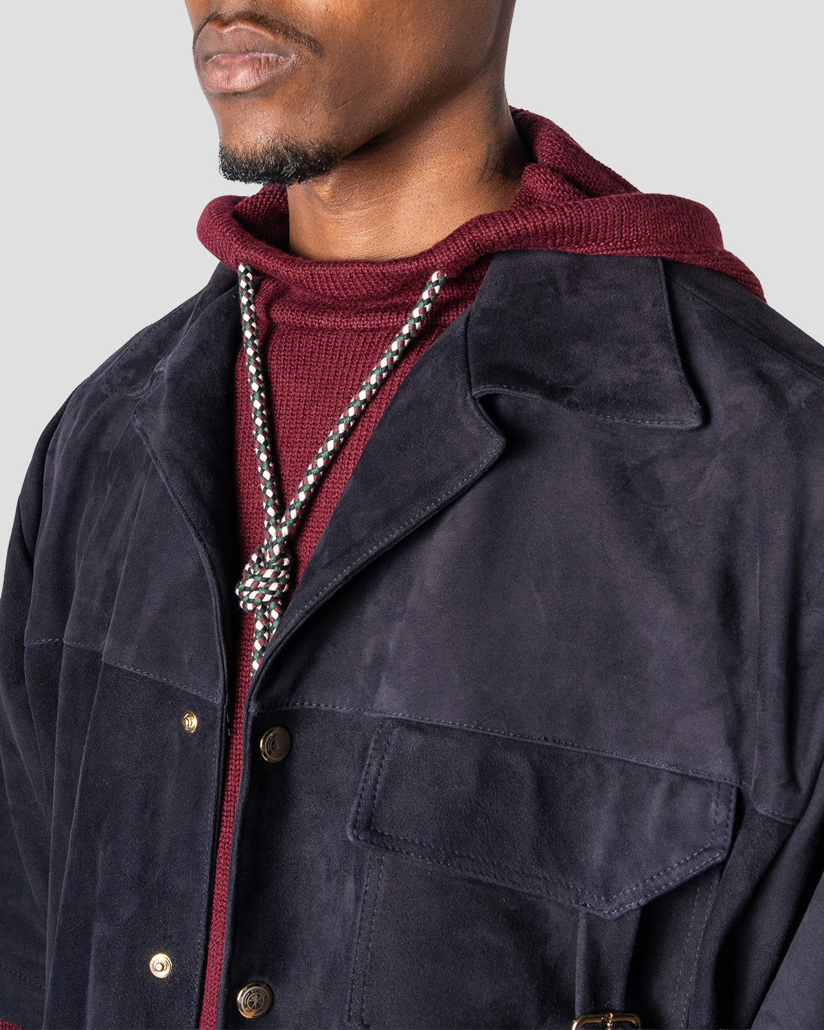 Camicia Board Camoscio Oltremare