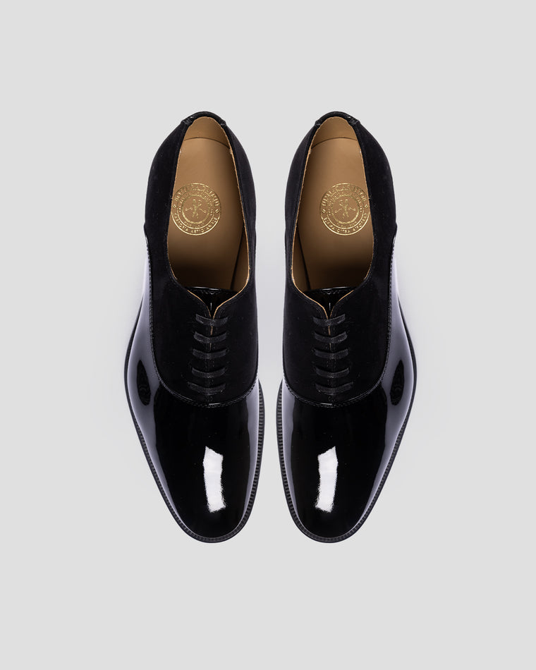 Mocassino Oxford Charme in camoscio, Bottega Dalmut
