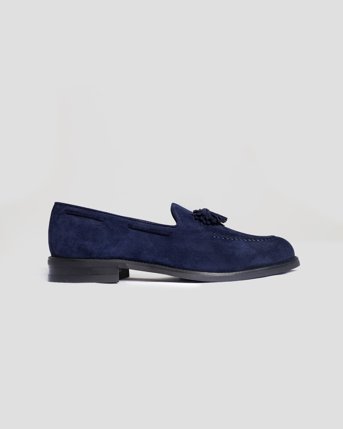 Mocassino Butterfly Camoscio Blu