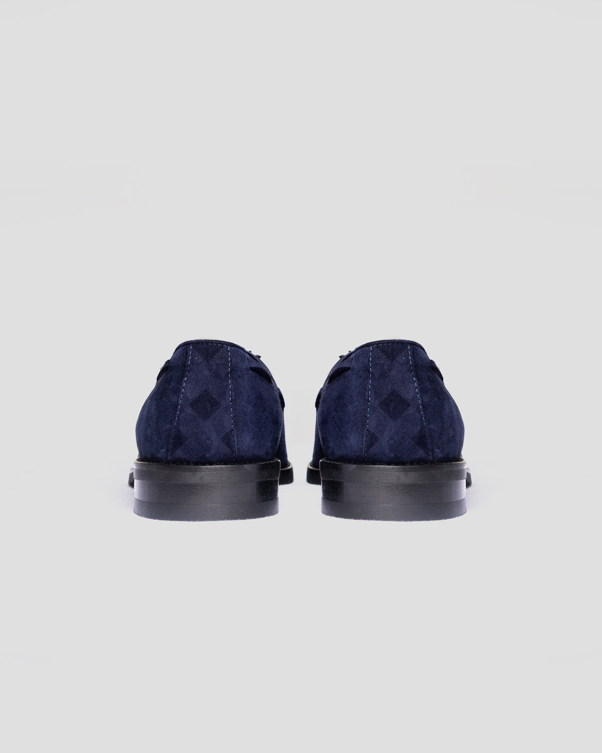 Mocassino Butterfly Camoscio Blu