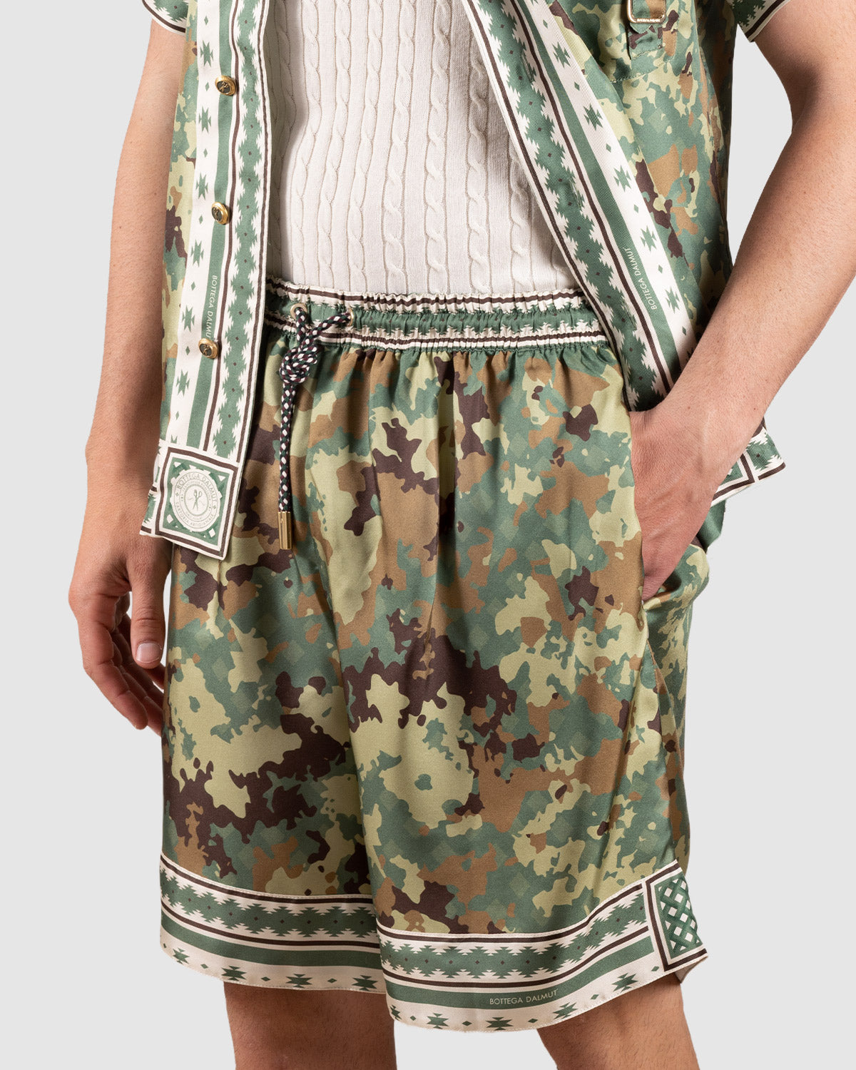 Pantaloncino Board Vegetato italiano