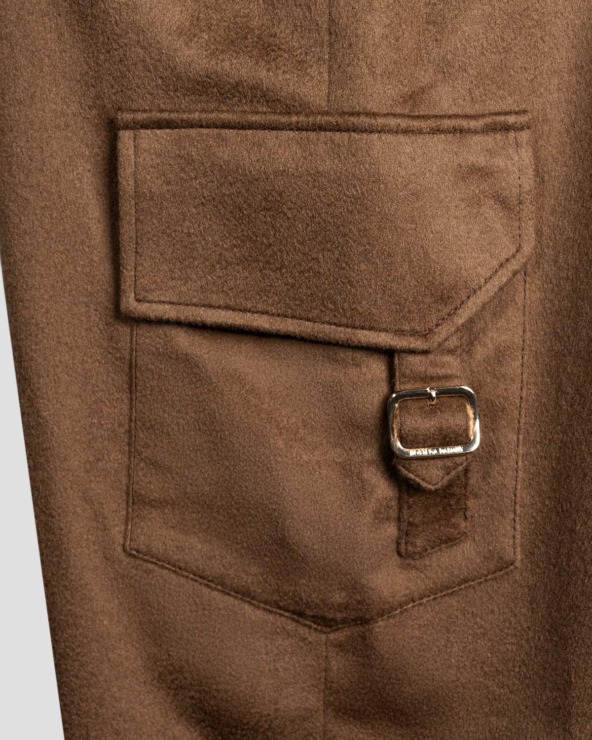 Pantaloni Cargo Cashmere Marrone