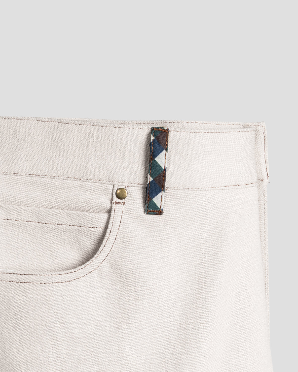 Pantaloni Balloon Denim Bianco