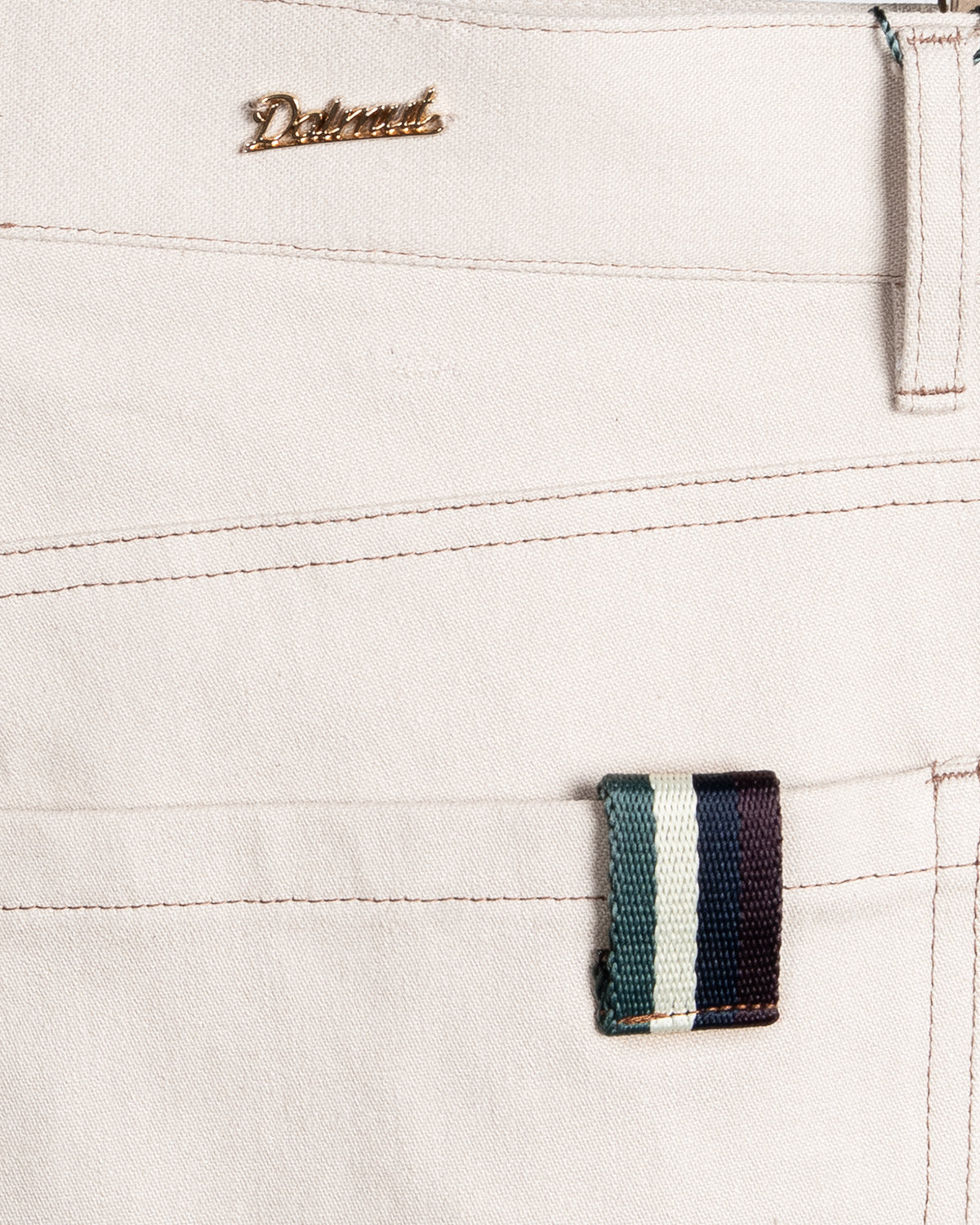 Pantaloni Balloon Denim Bianco