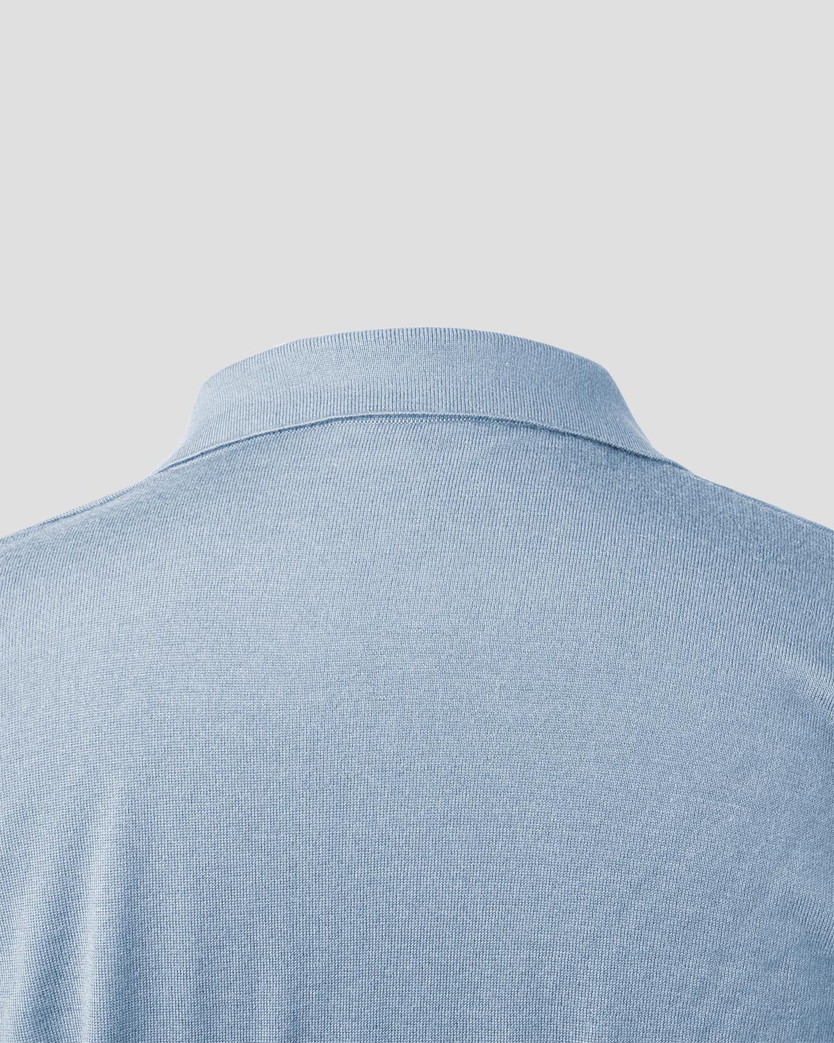 Polo Golf Azzurro Manica Lunga