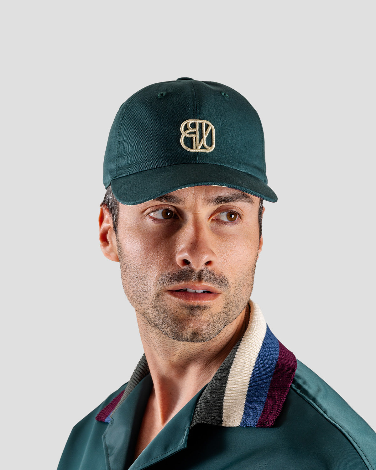 Cappello Verde Monogram
