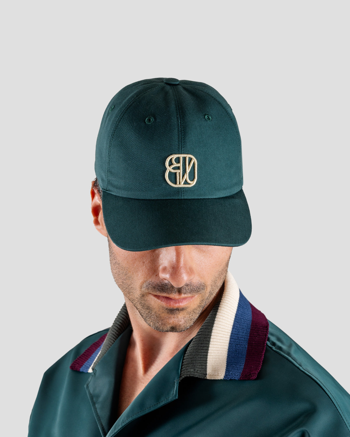 Cappello Verde Monogram