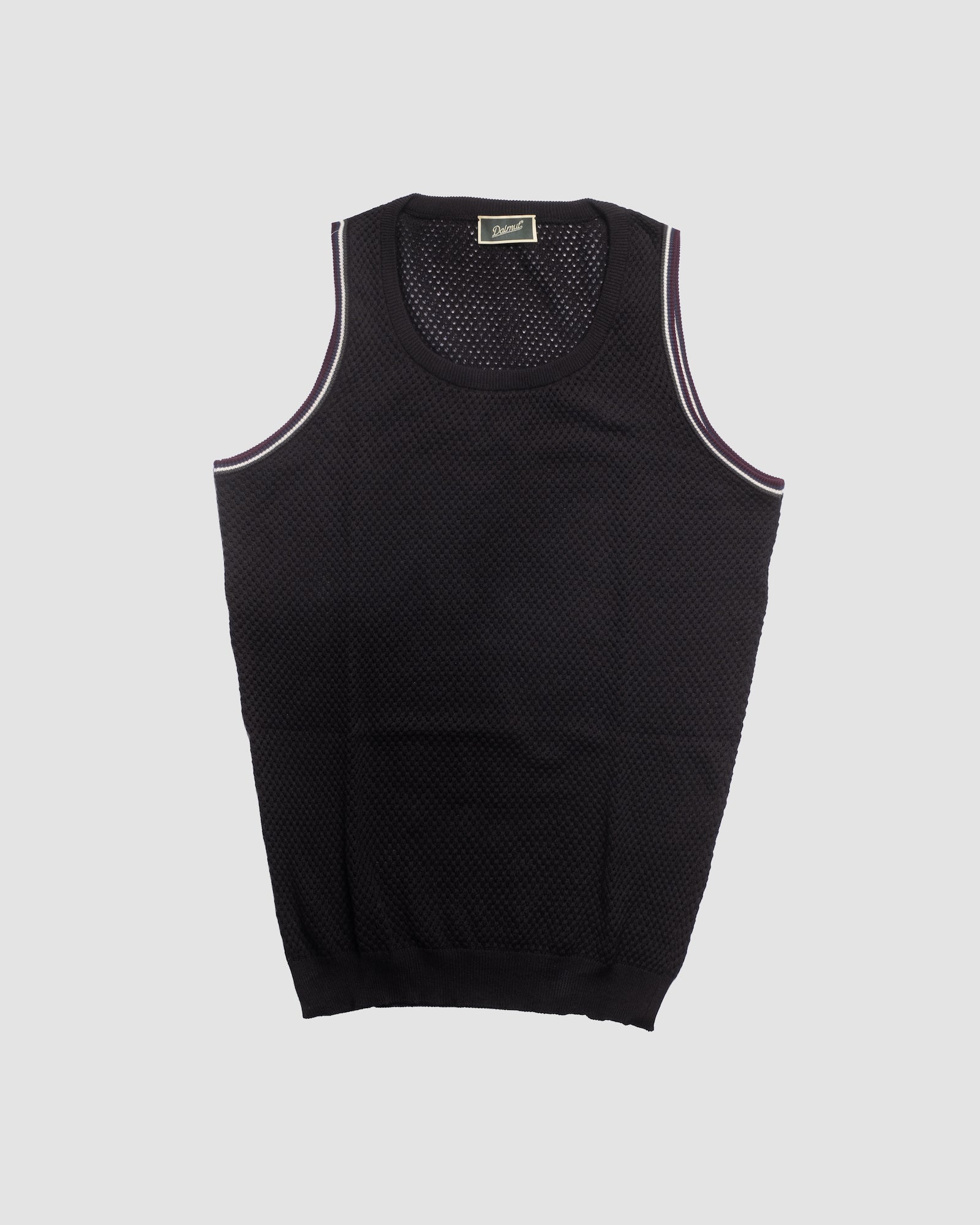 Canotta Girocollo Mesh Nera