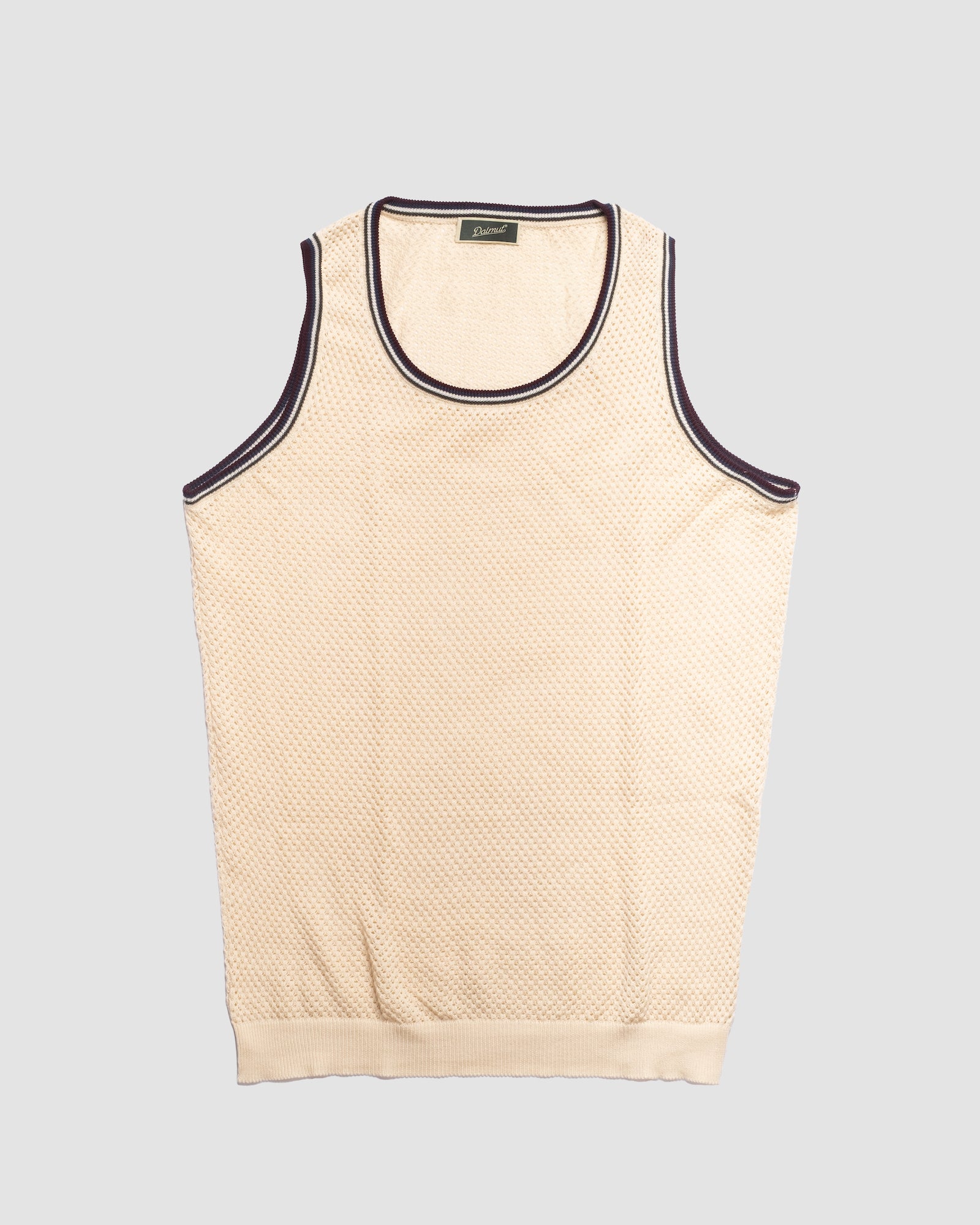 Canotta Girocollo Mesh Crema