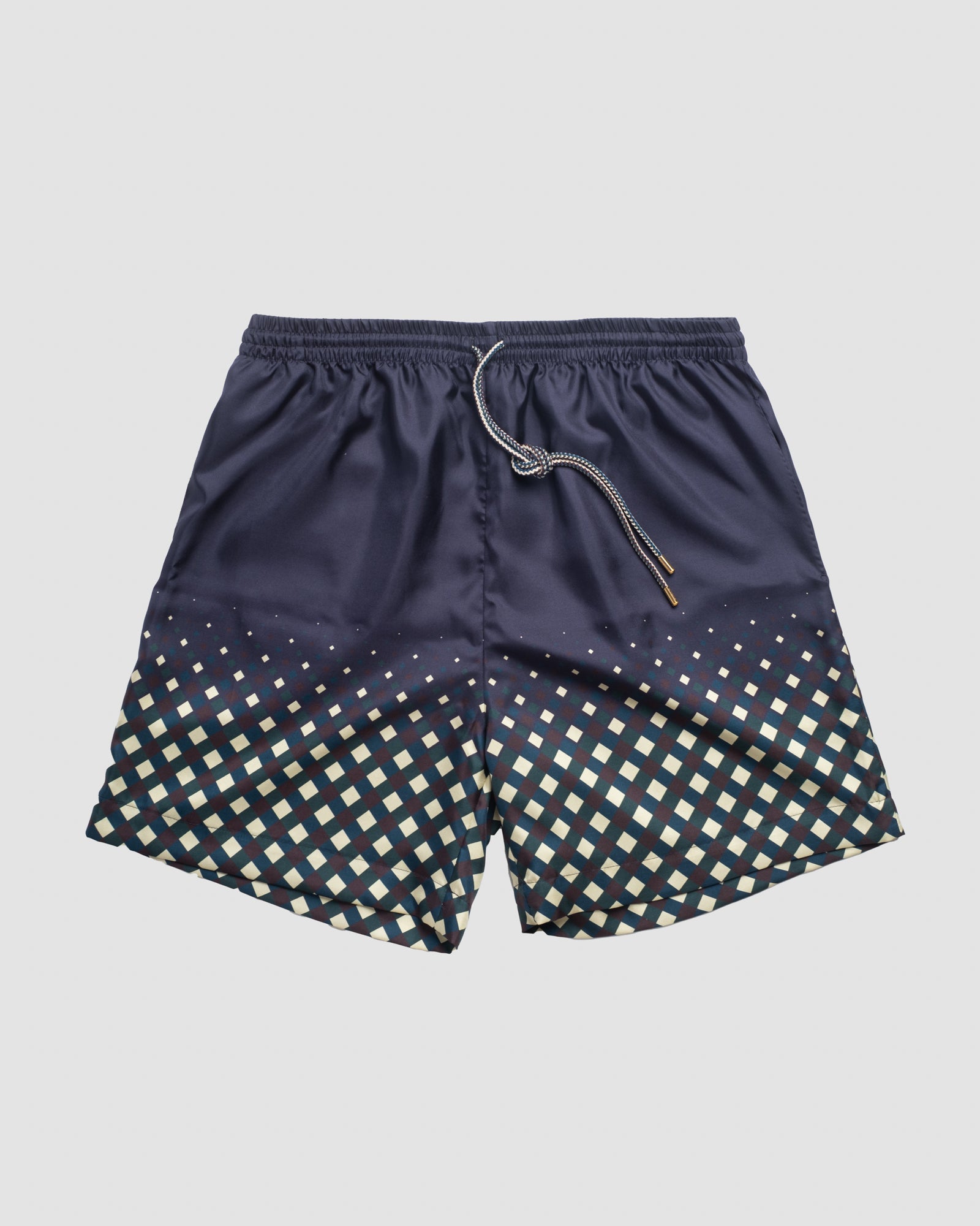 Pantaloncini Board In Seta Blue D