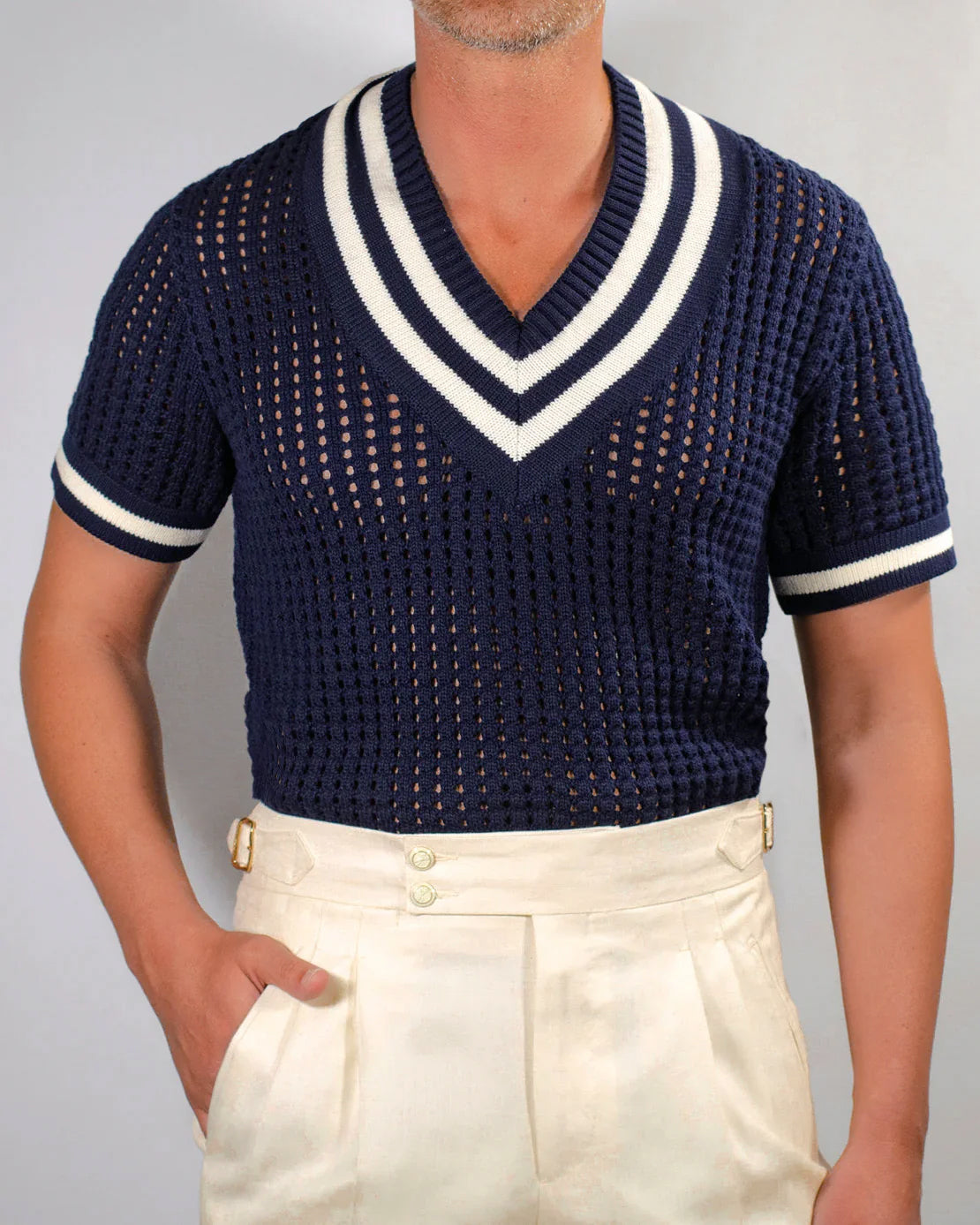 Cricket T-shirt in Cotone Blu