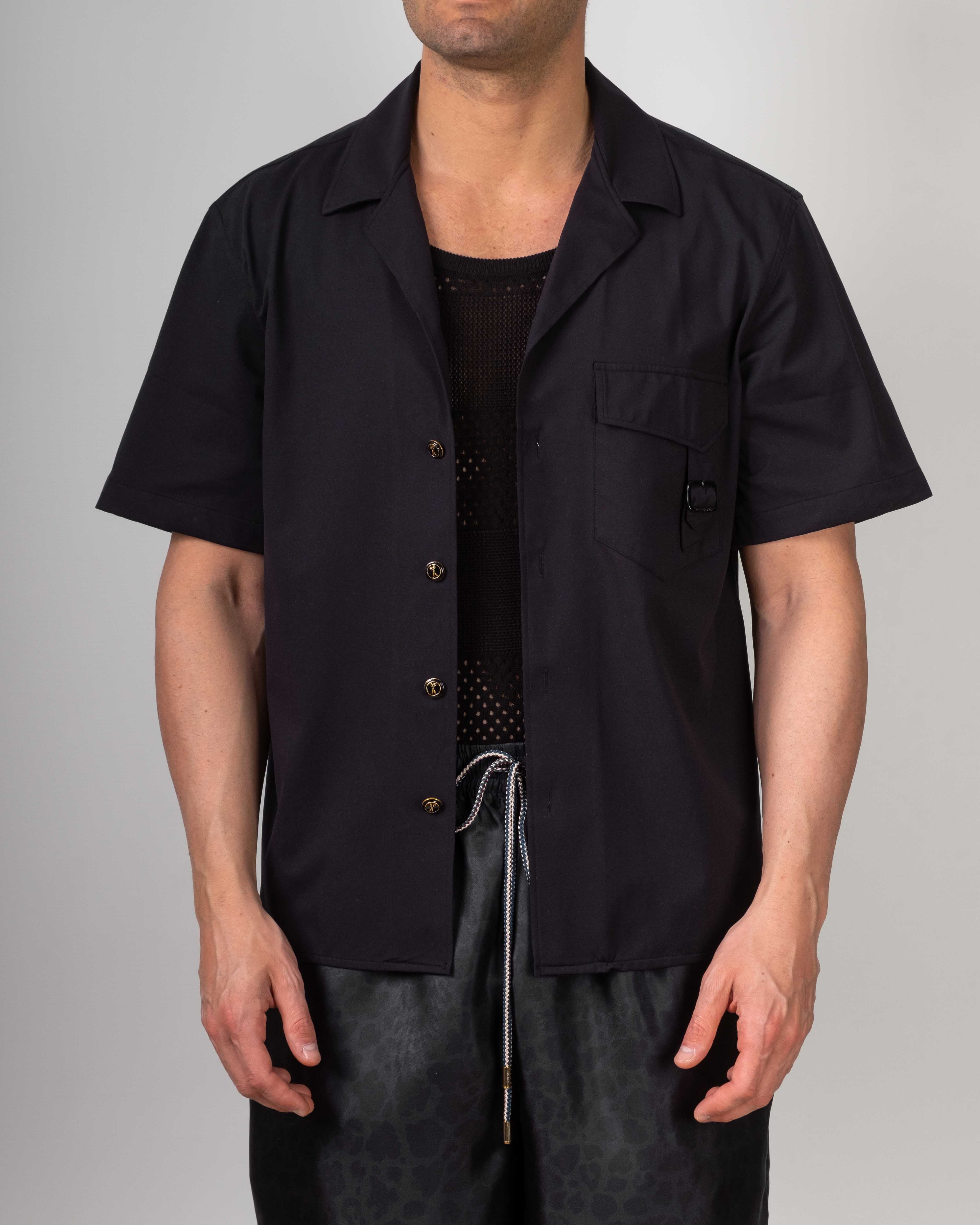 Camicia Board Jersey Nero