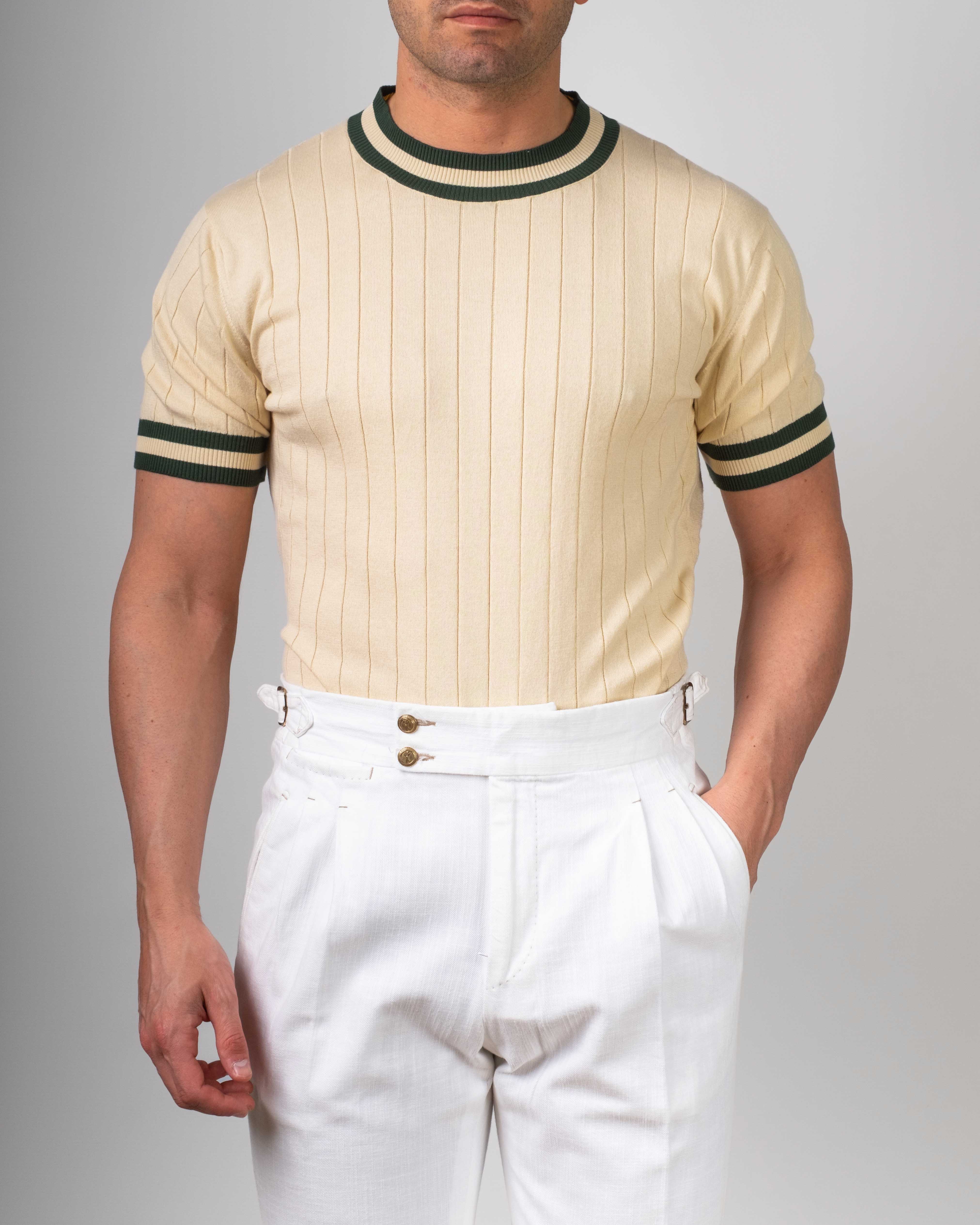 Ribbed T-Shirt White