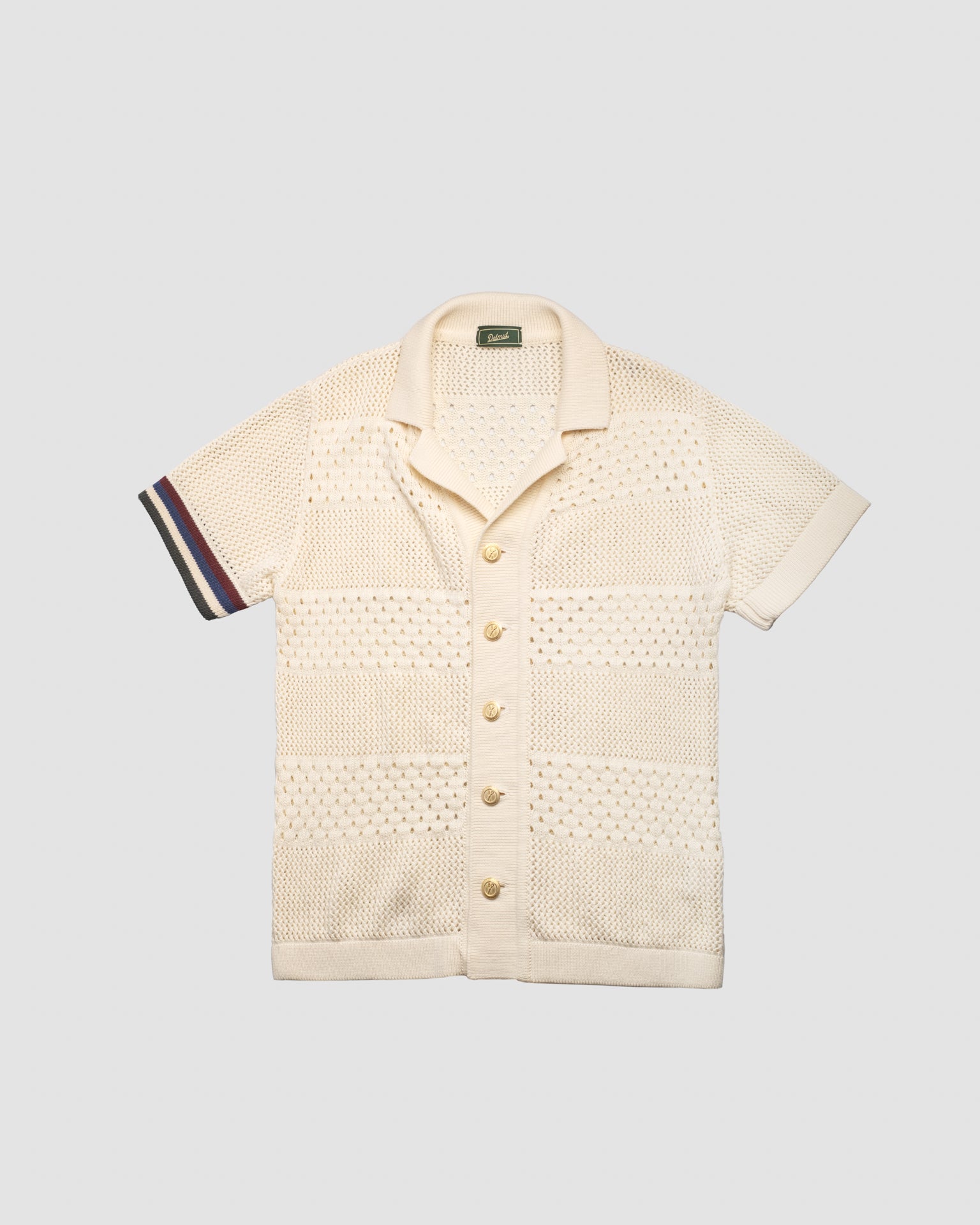 Camicia Board Crochet Panna Dalmut