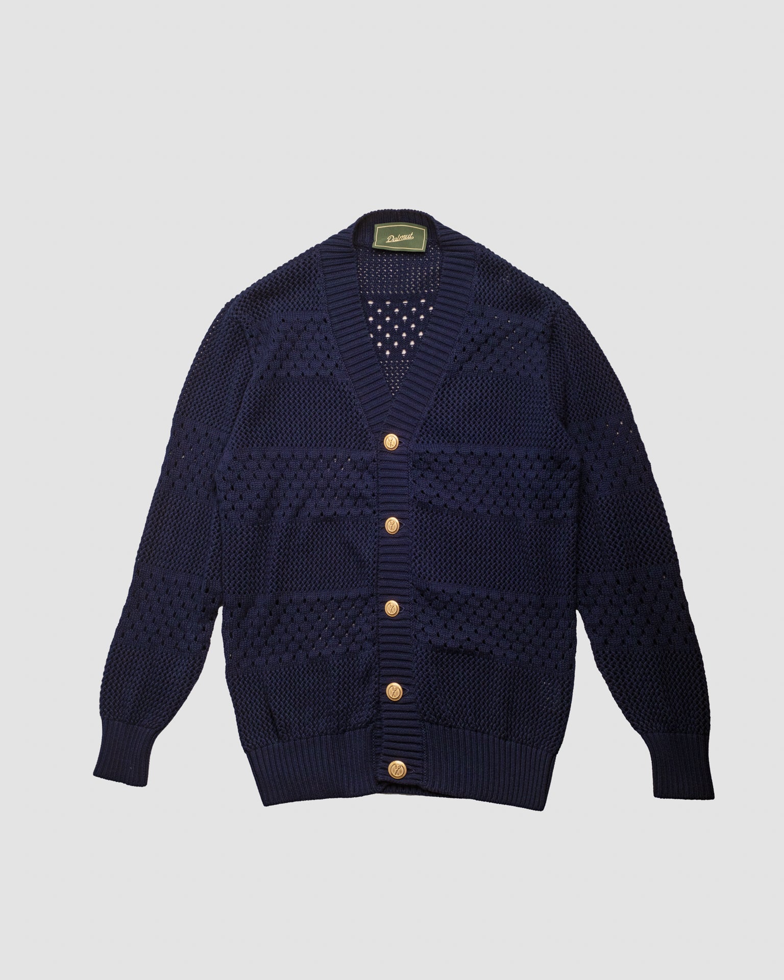 BD Cardigan Crochet Navy Blu