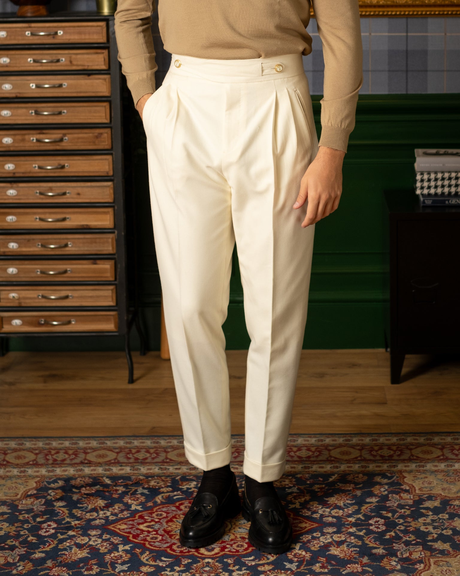 Pantaloni Gurkha Panna