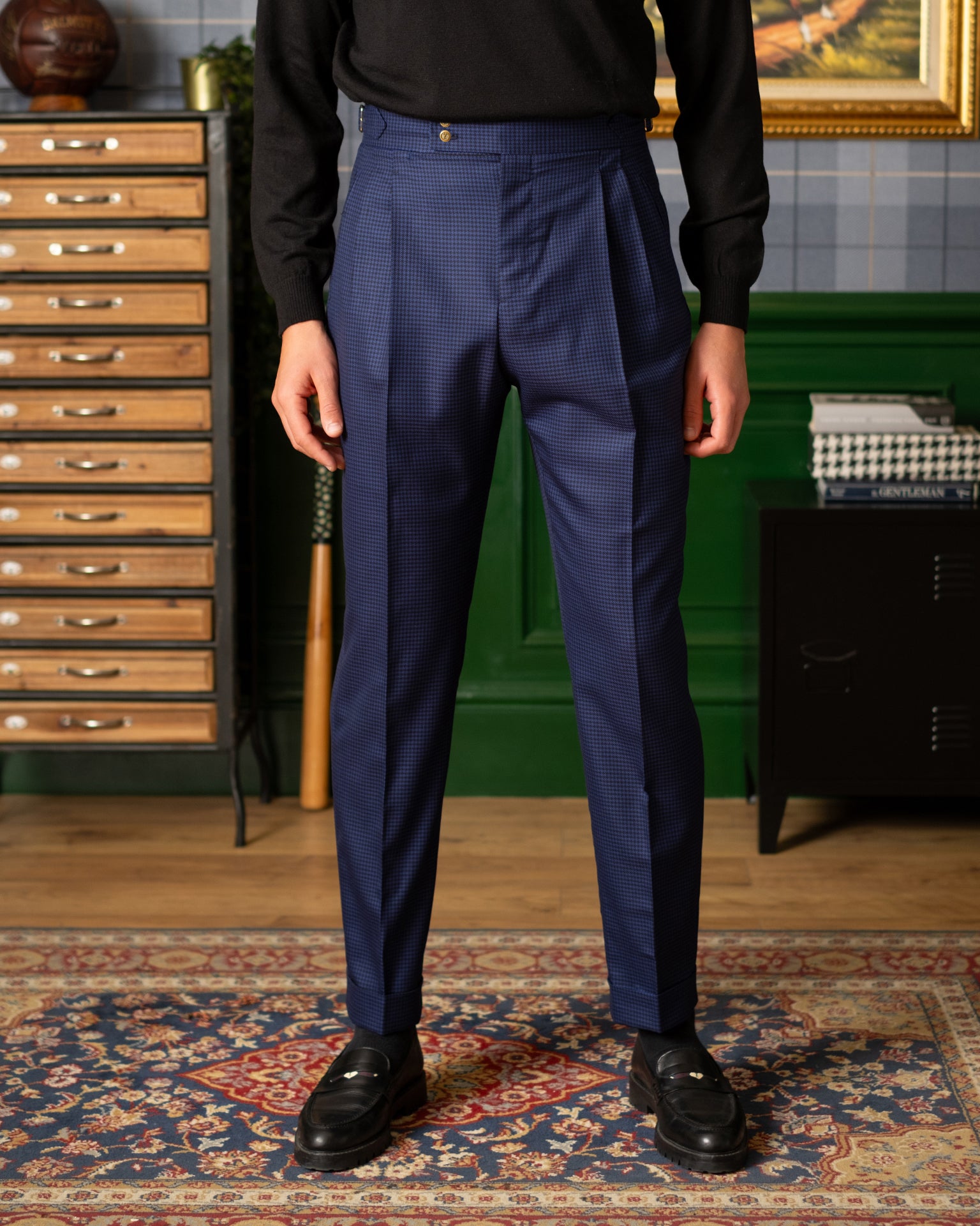 Pantaloni Oia Pied De Poule