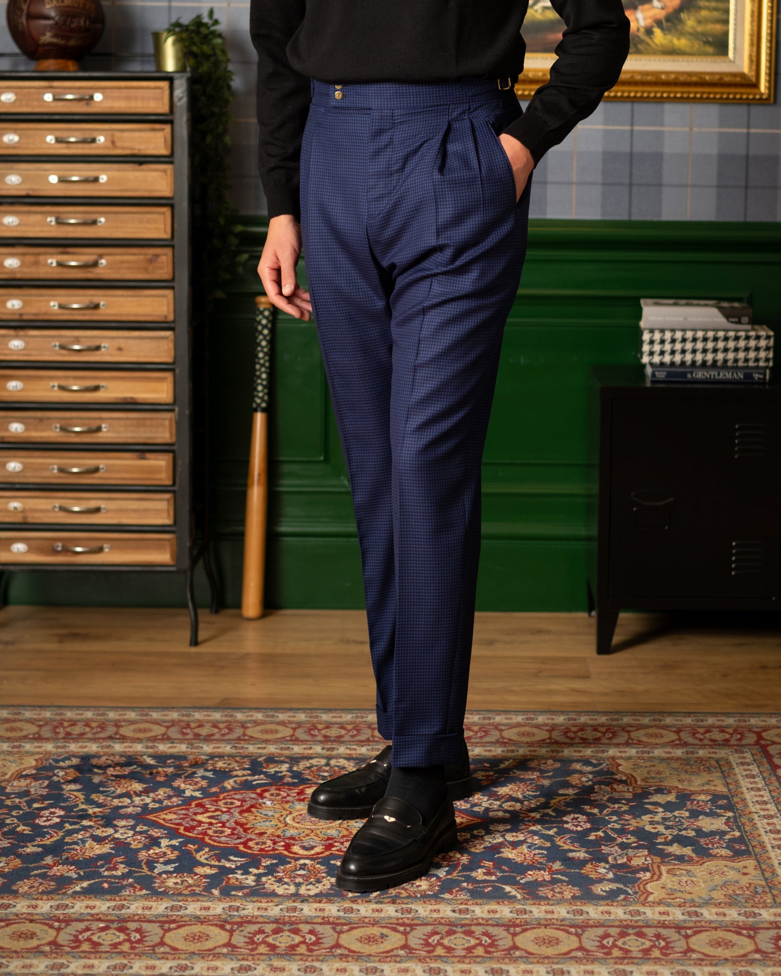 Pantaloni Oia Pied De Poule