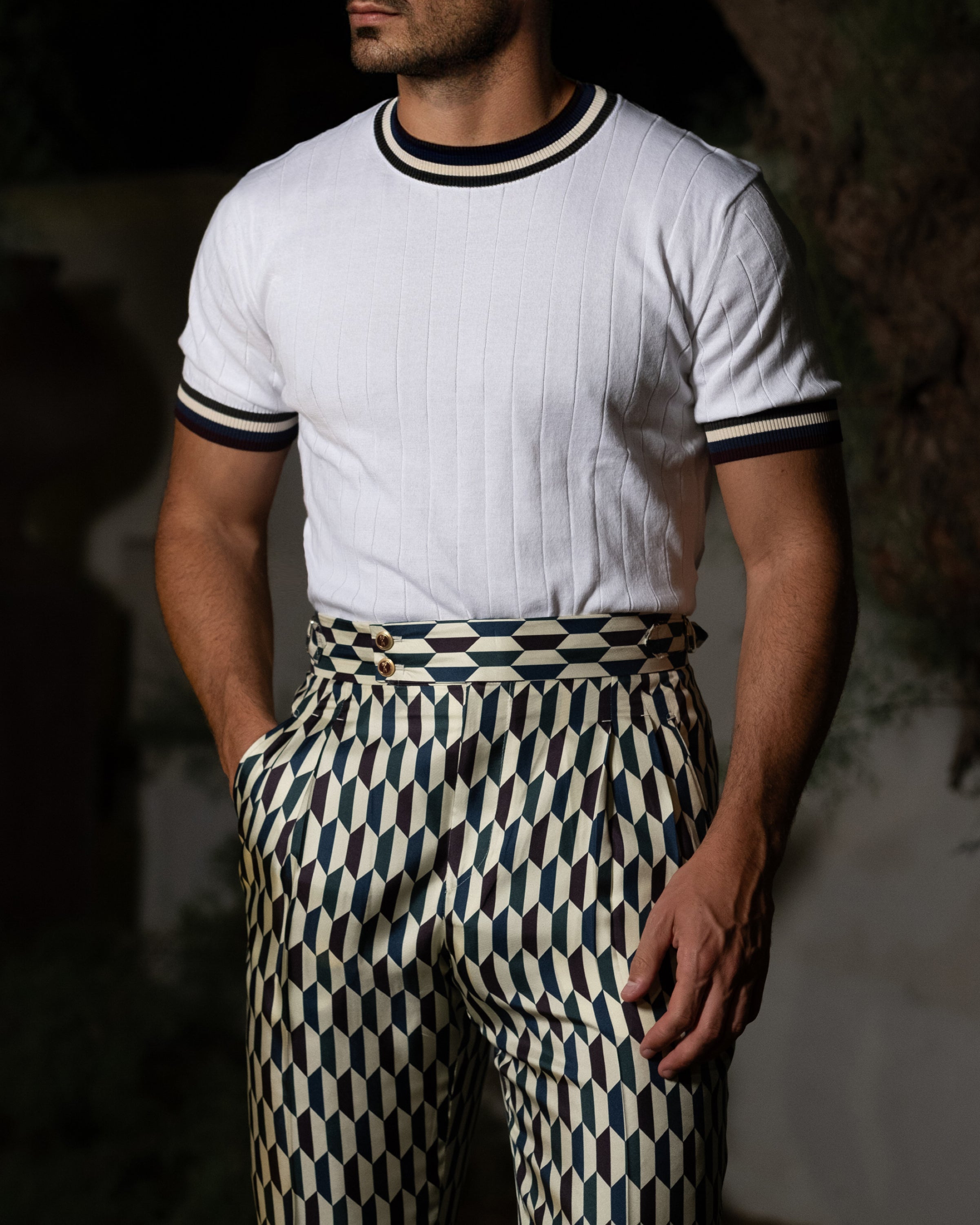 Ribbed T-Shirt White