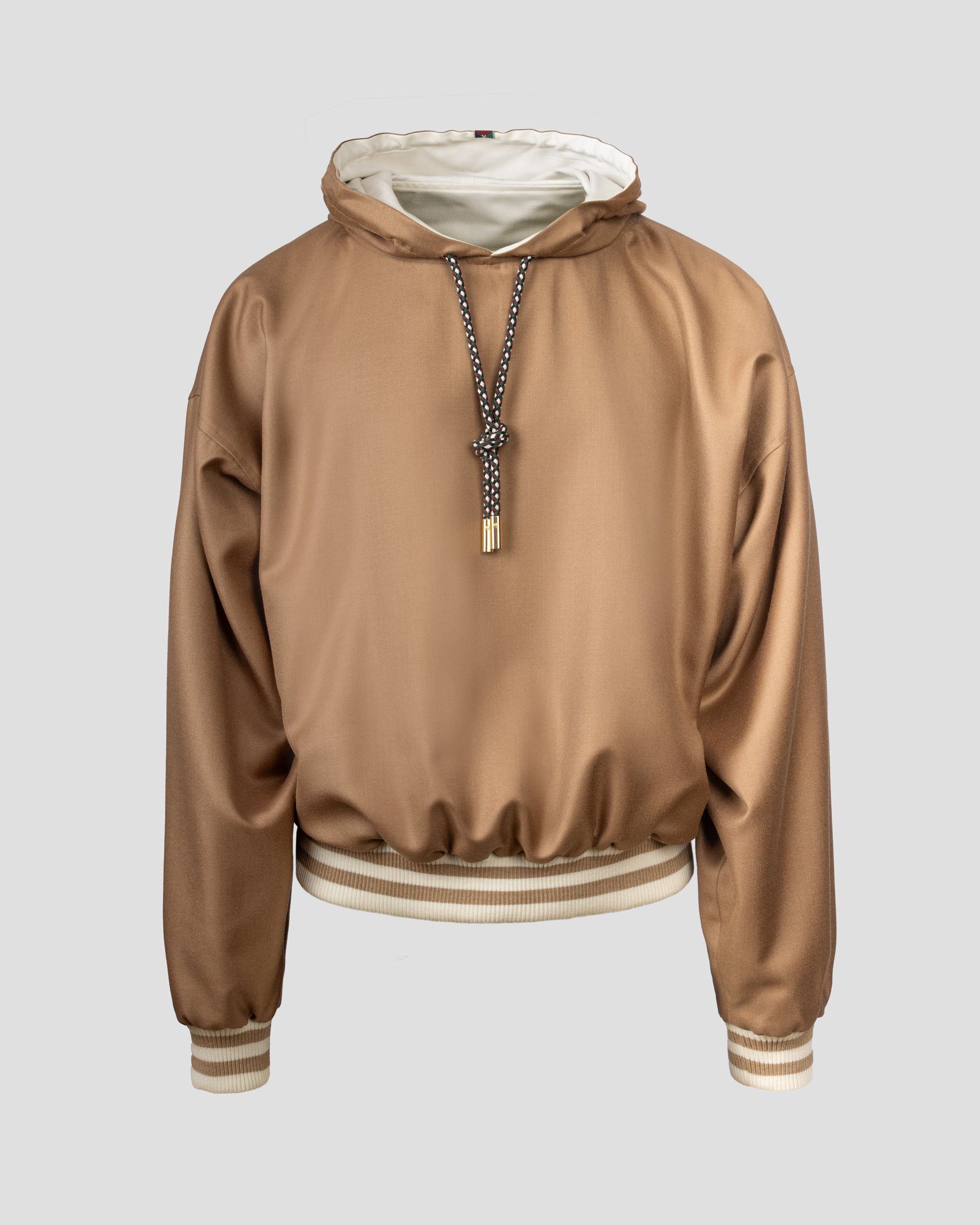 Felpa Double Face con Lacci Dalmut in Cashmere/Seta