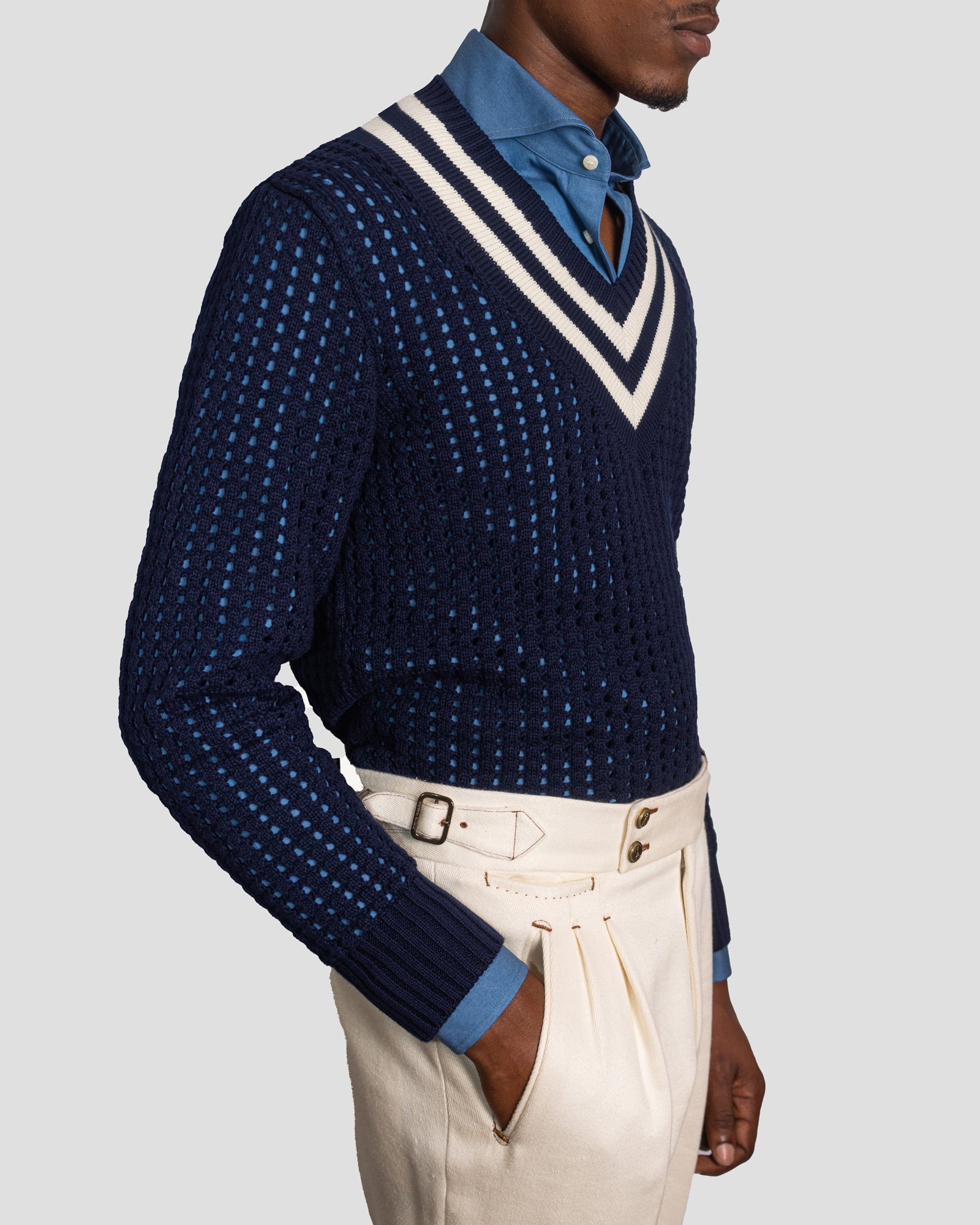 Cricket in Cotone Blu